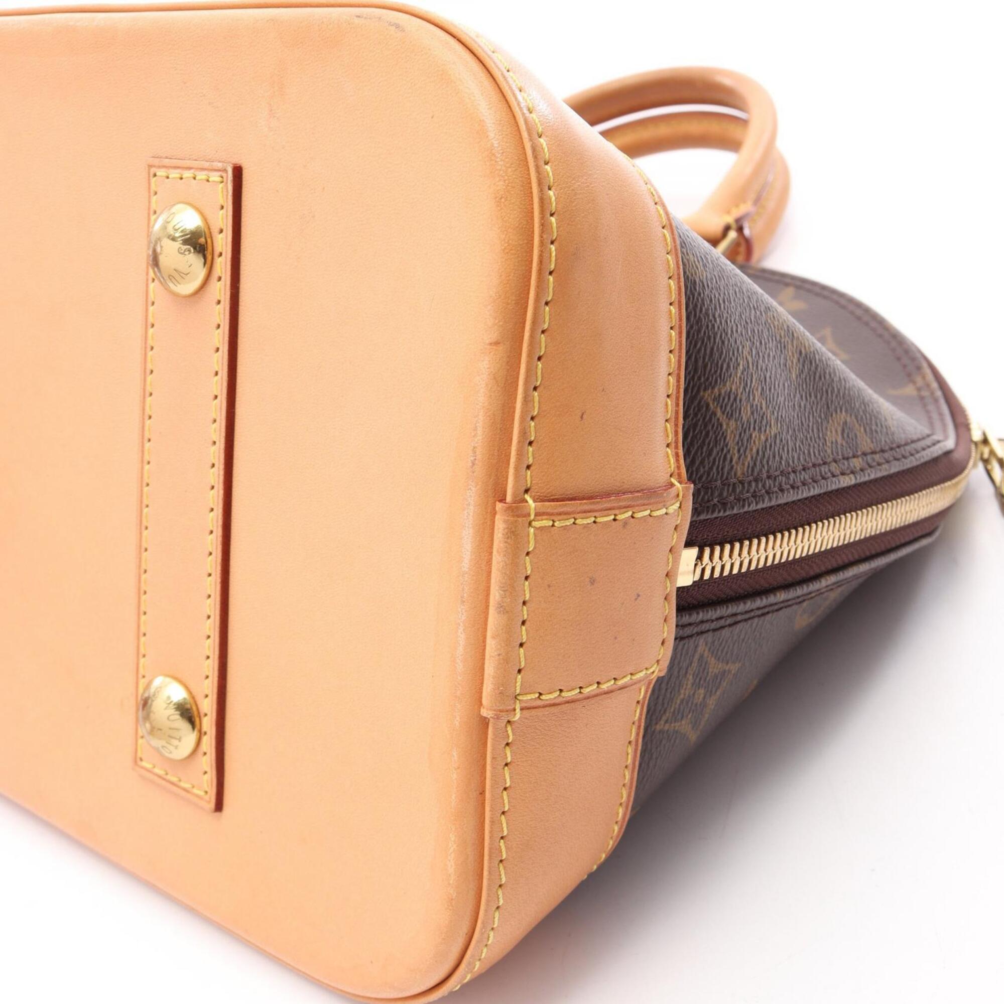 Louis Vuitton Brown Pvc Leather Handbag (Pre-Owned)