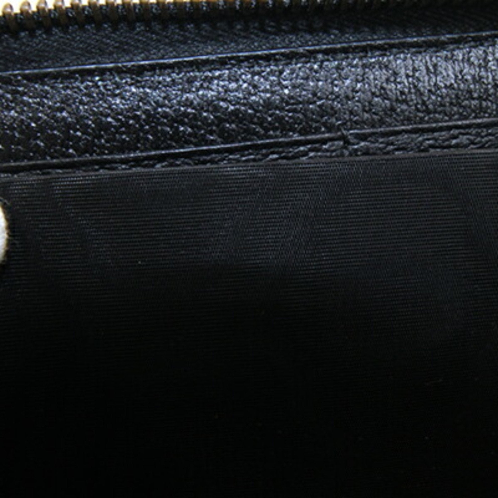 Gucci Black Leather Long Wallet (Bi-Fold) (Pre-Owned)