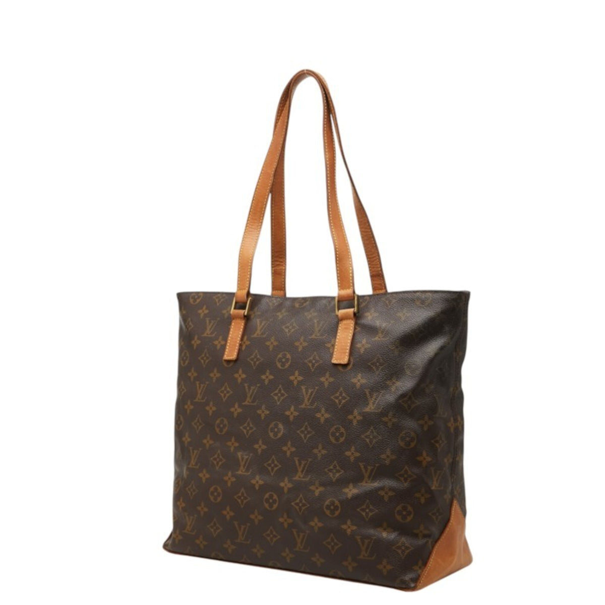 Louis Vuitton Brown Pvc Leather Shoulder Bag Tote Bag (Pre-Owned)