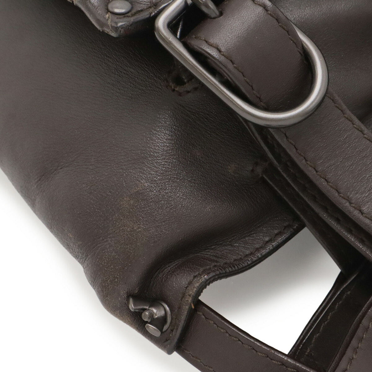Bottega Veneta Intrecciato Dark Brown Leather Fanny Pack (Pre-Owned)