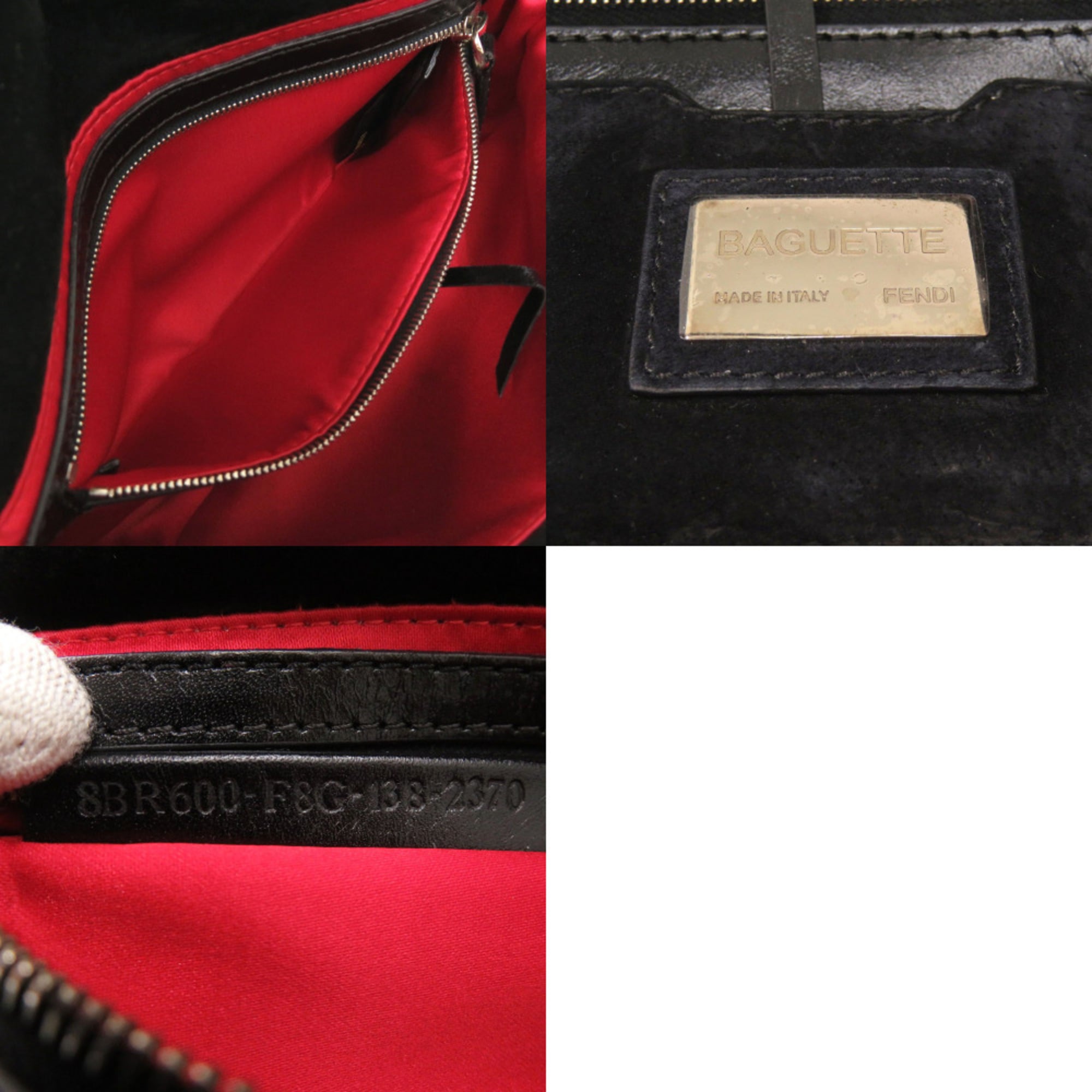 Fendi Black Leather Handbag (Pre-Owned)