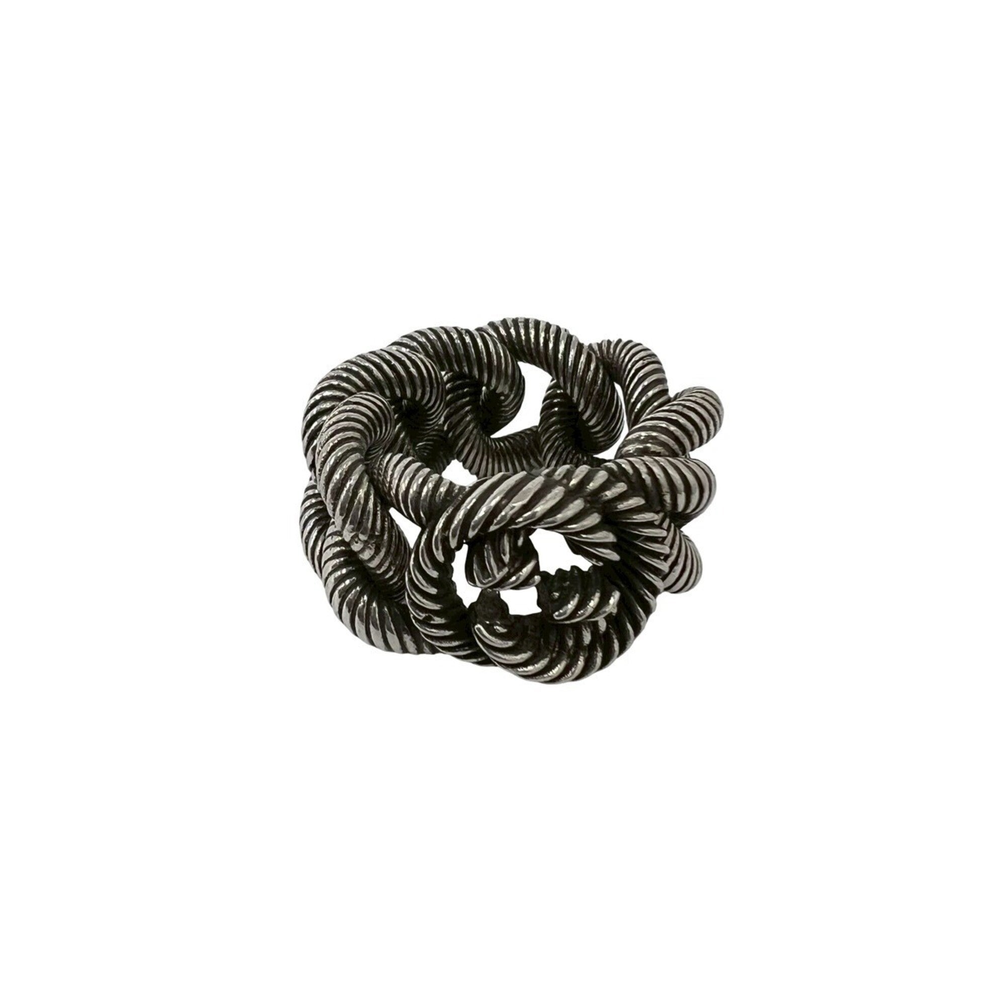 Gucci Silver Silver 925 Band Ring (Pre-Owned)