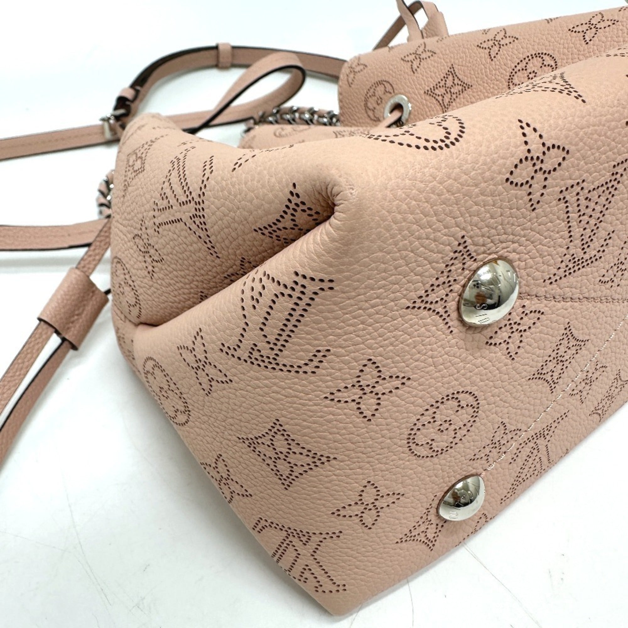 Louis Vuitton Mahina Magnolia Pink Mahina Leather Shoulder Bag (Pre-Owned)