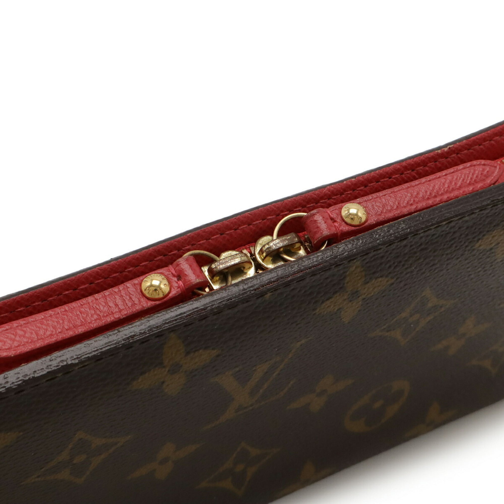 Louis Vuitton Rose Pop Monogram Pvc Long Wallet (Bi-Fold) (Pre-Owned)