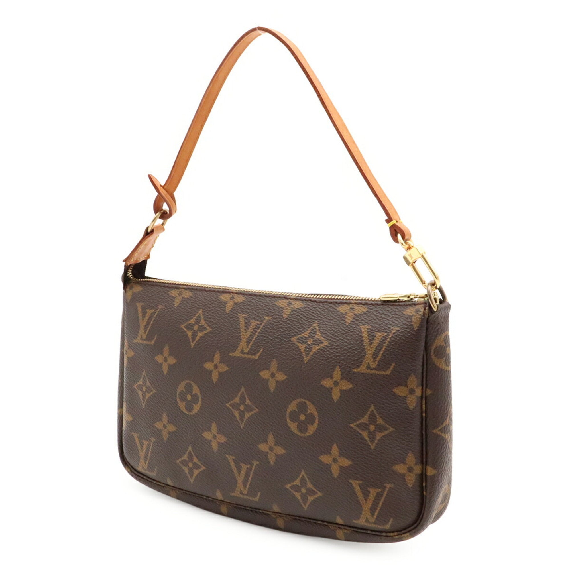 Louis Vuitton Brown Monogram Monogram Handbag Pochette Pouch (Pre-Owned)