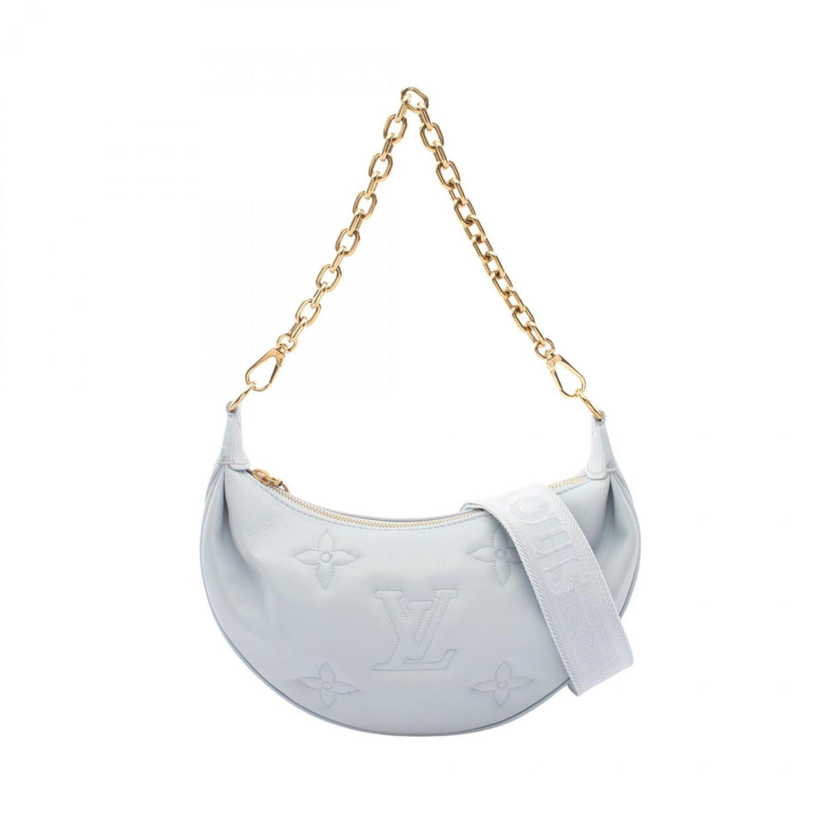 Louis Vuitton Blue Leather Handbag Shoulder Bag (Pre-Owned)