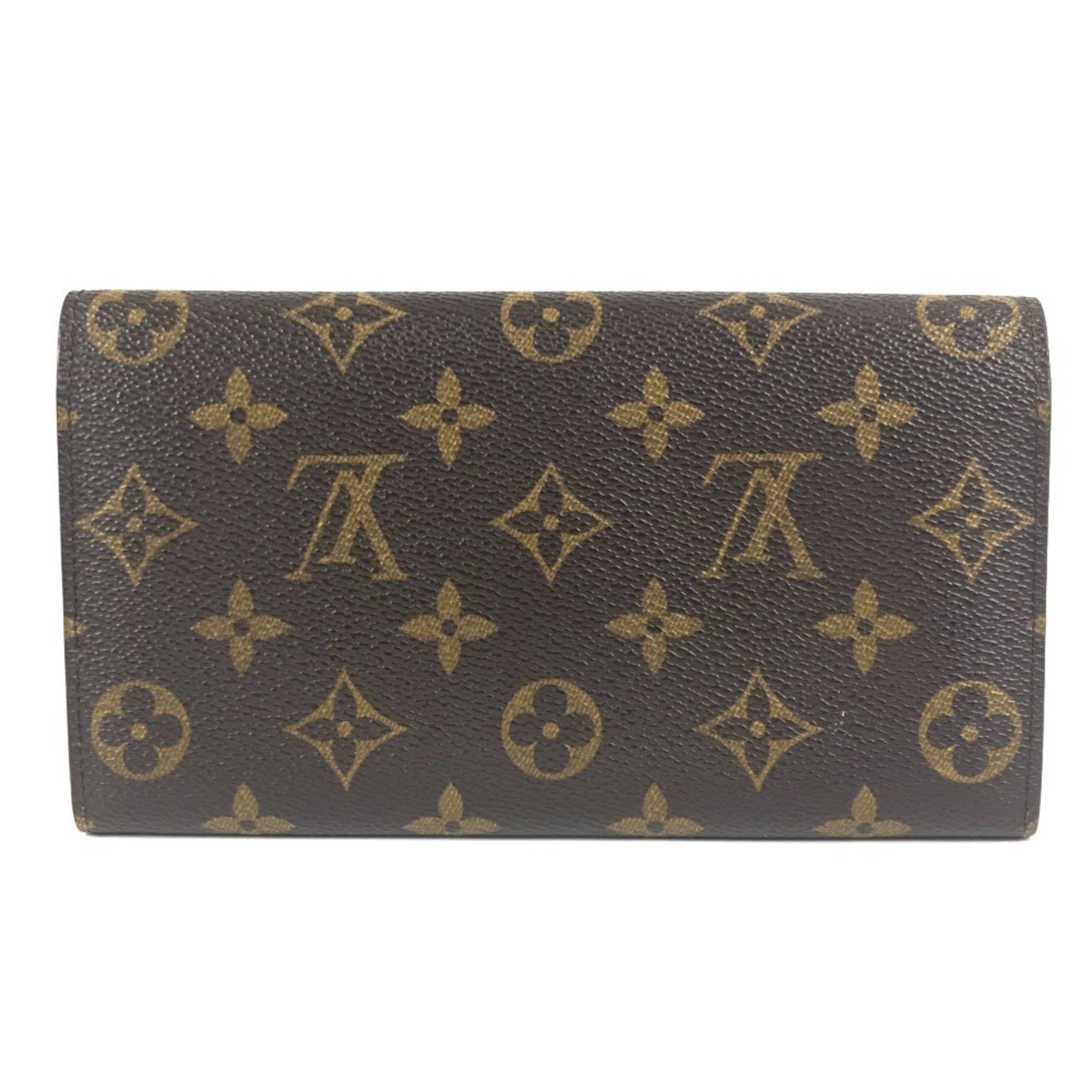 Louis Vuitton Monogram Brown Monogram Long Wallet (Bi-Fold) (Pre-Owned)