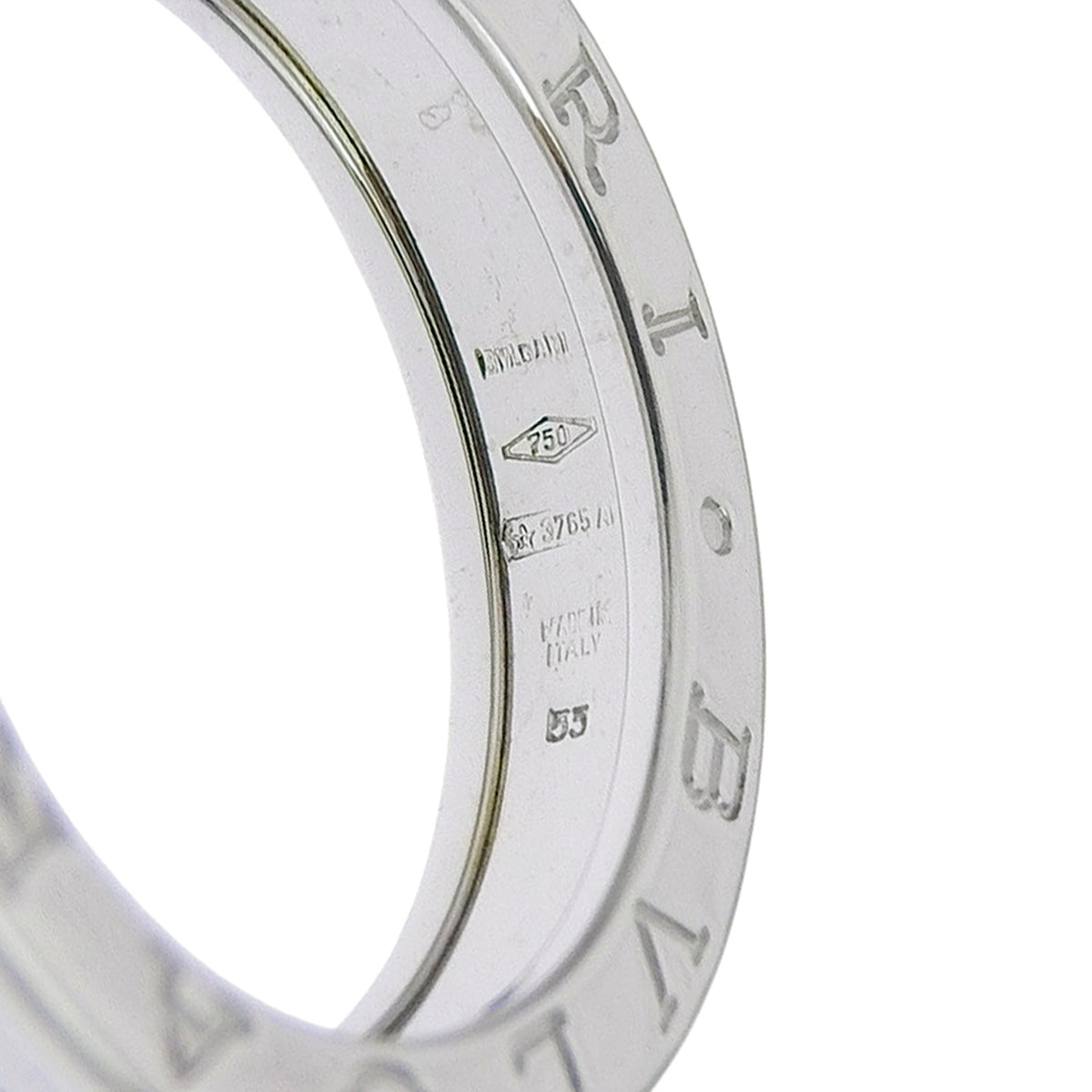 Bvlgari White Gold White Gold (18K) Band Ring (Pre-Owned)