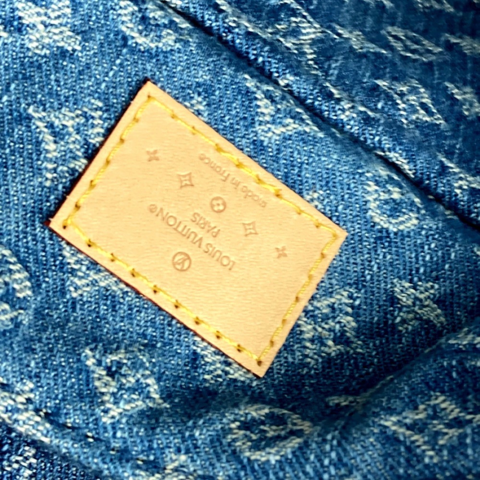 Louis Vuitton Blue Monogram Denim Backpack (Pre-Owned)