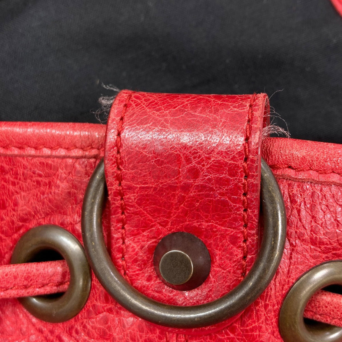 Balenciaga Red Color Leather Handbag (Pre-Owned)