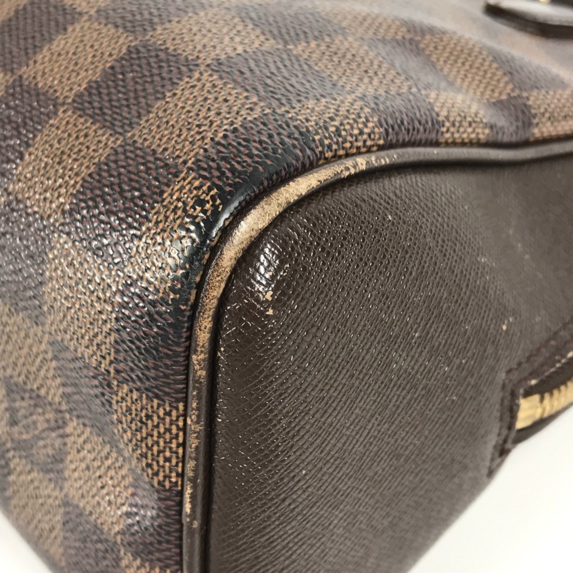 Louis Vuitton Brown Damier Canvas Ebene Damier Canvas Handbag (Pre-Owned)
