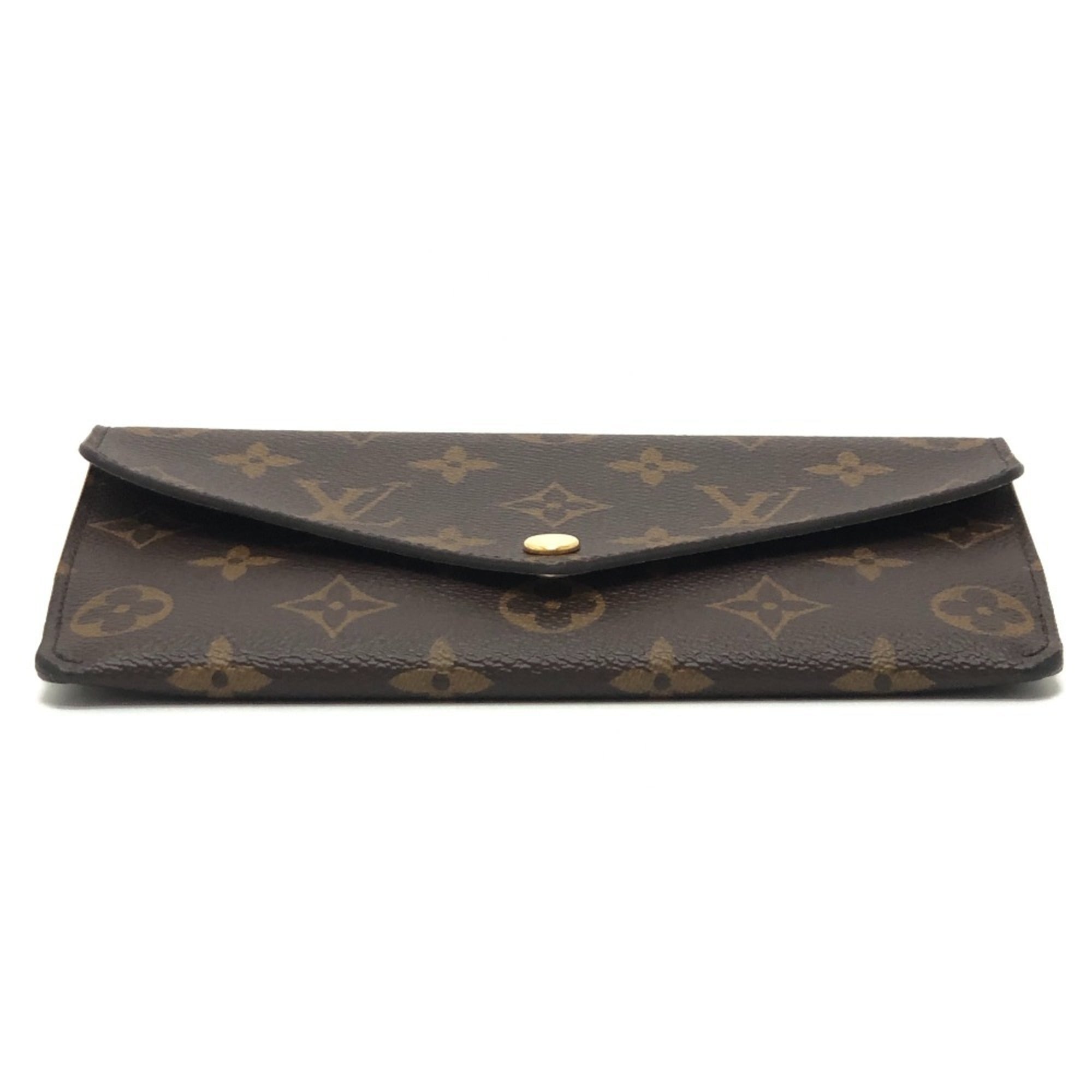 Louis Vuitton Monogram Brown Rose Ballerine Monogram Long Bill Wallet (Bi-Fold) (Pre-Owned)