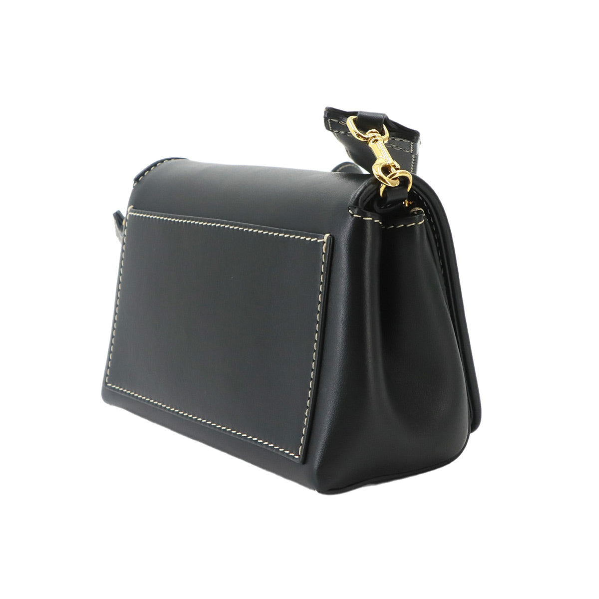 Burberry Black Leather Shoulder Bag (Pre-Owned)