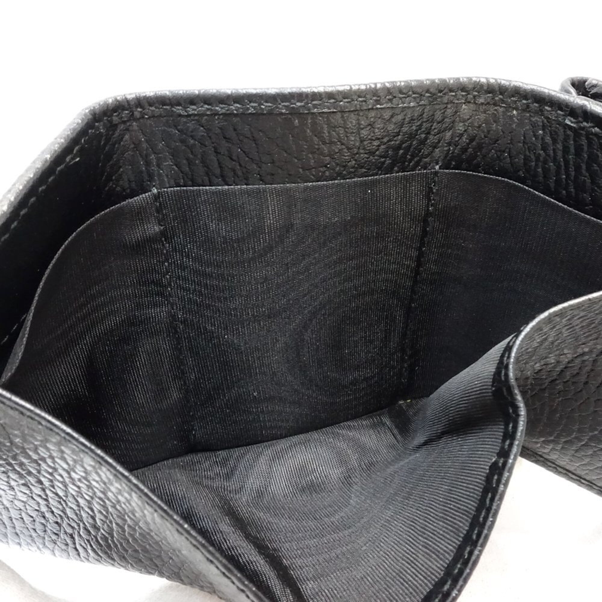 Gucci Black Leather Wallet (Tri-Fold) (Pre-Owned)
