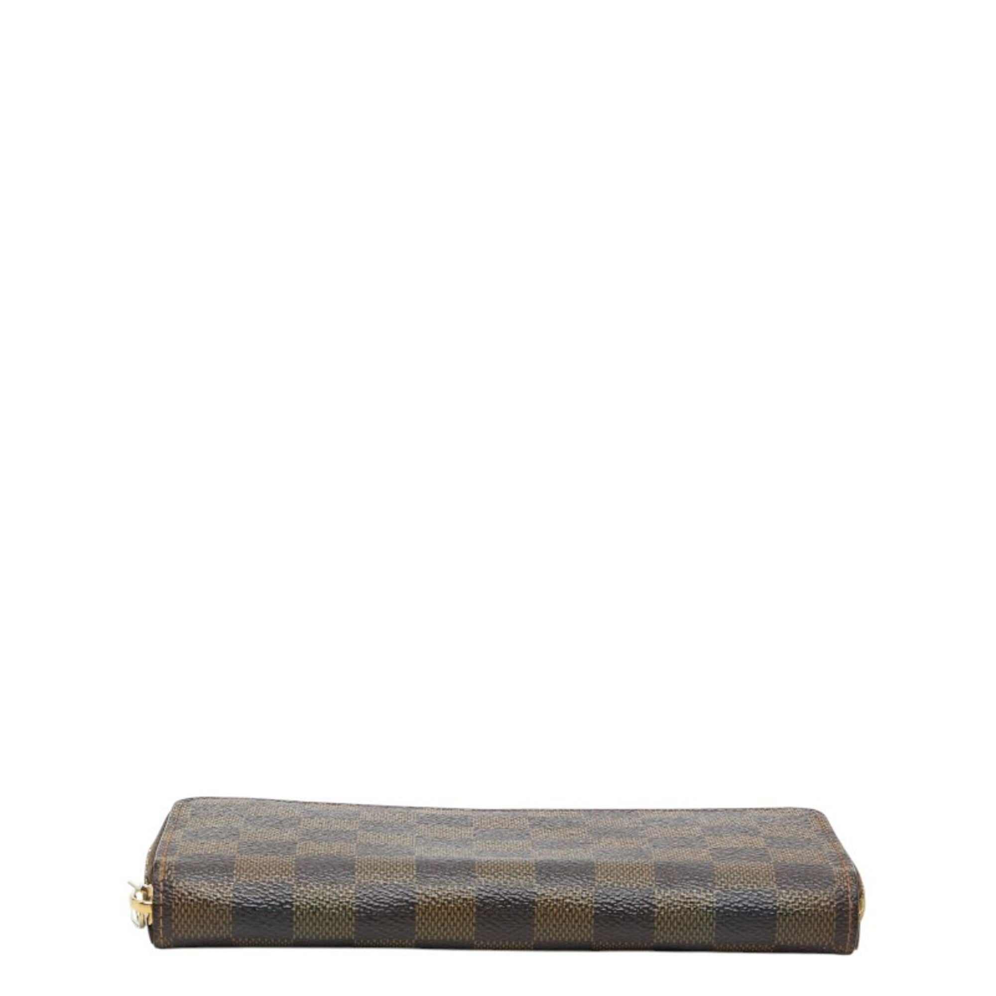 Louis Vuitton Brown Pvc Leather Long Wallet (Bi-Fold) (Pre-Owned)