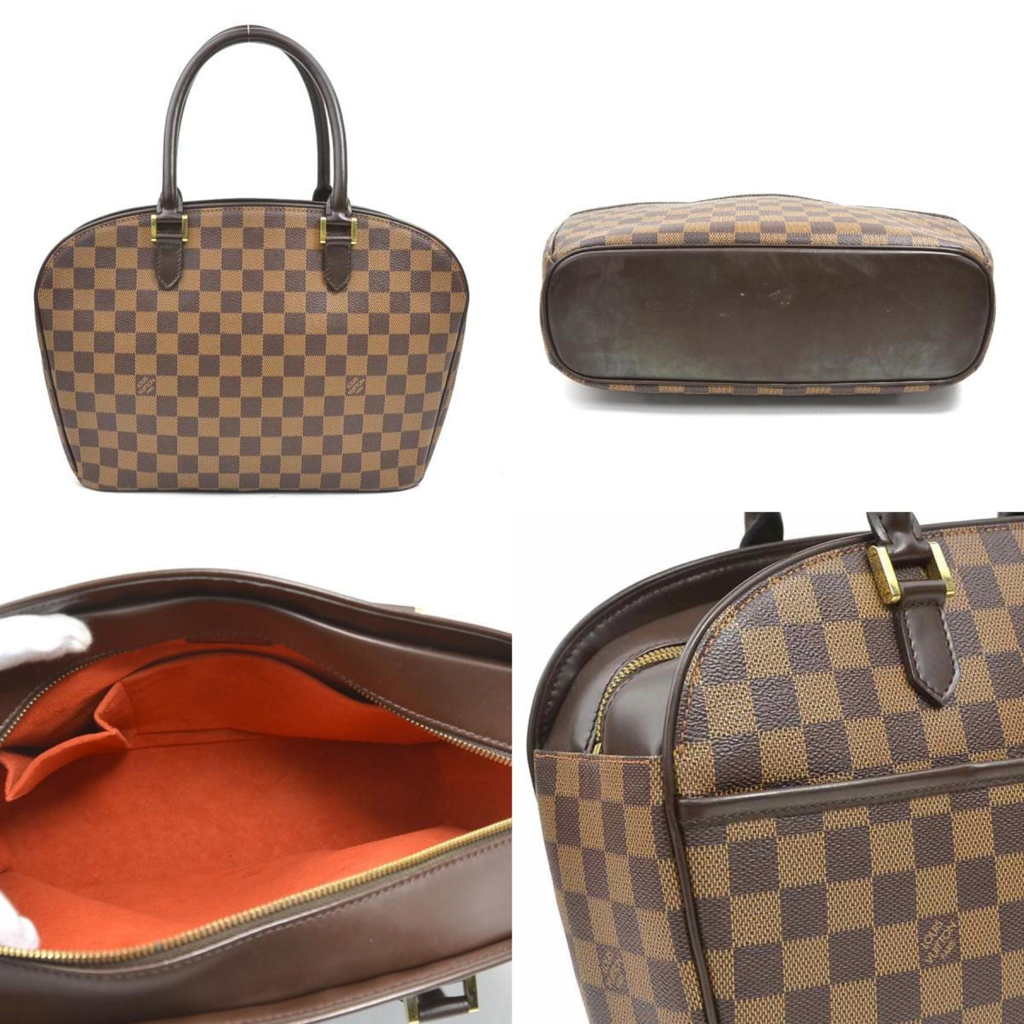 Louis Vuitton Ebene Damier Canvas Handbag (Pre-Owned)