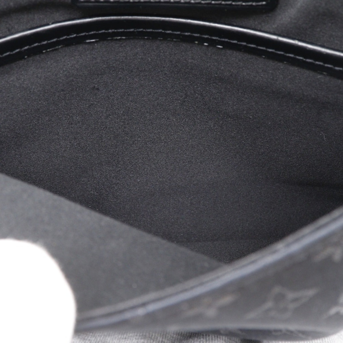 Louis Vuitton Black Monogram Satin Monogram Vernis Leather Shoulder Bag (Pre-Owned)