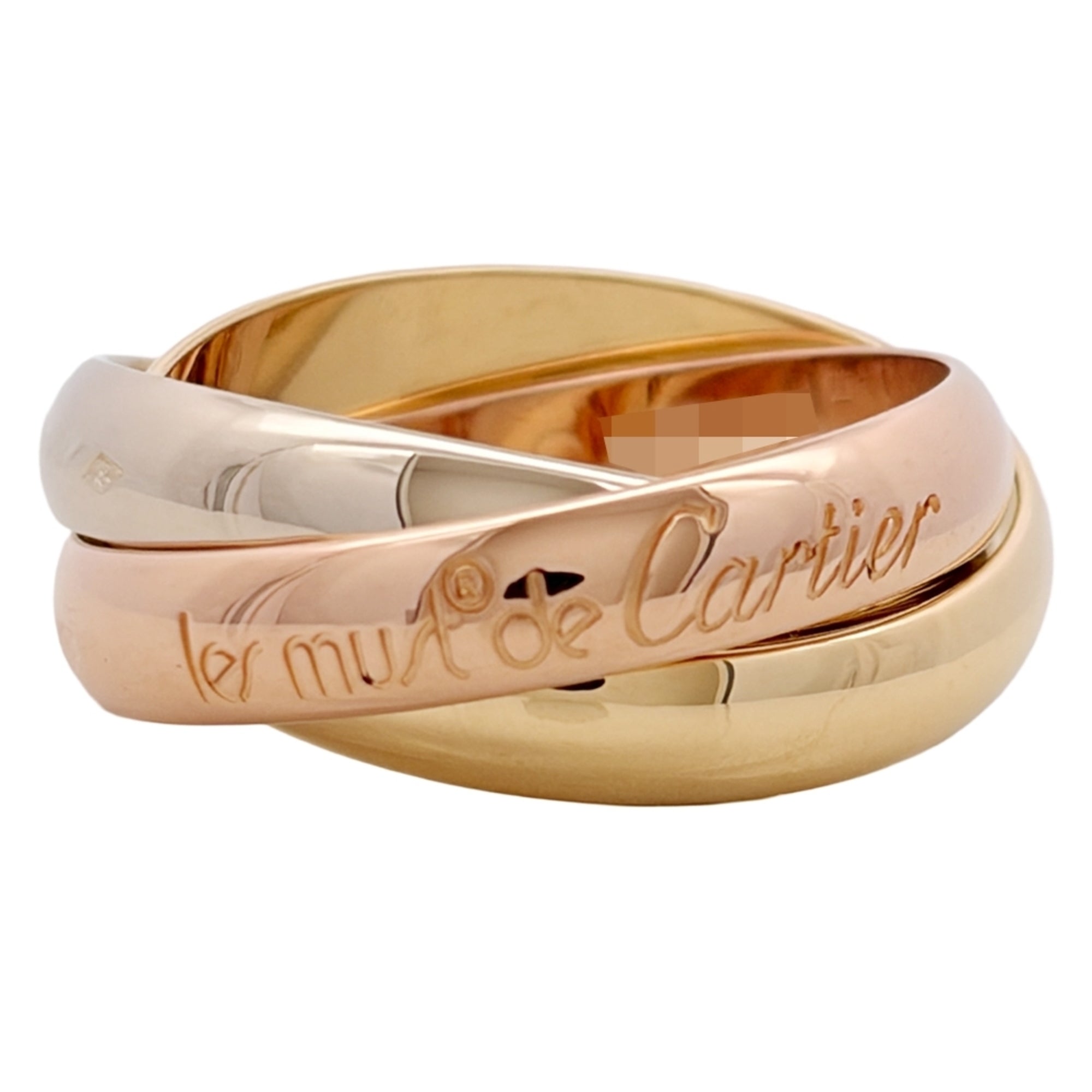 Cartier Trinity Yellow Gold (18K) Pink Gold (18K) White Gold (18K) Band Ring (Pre-Owned)