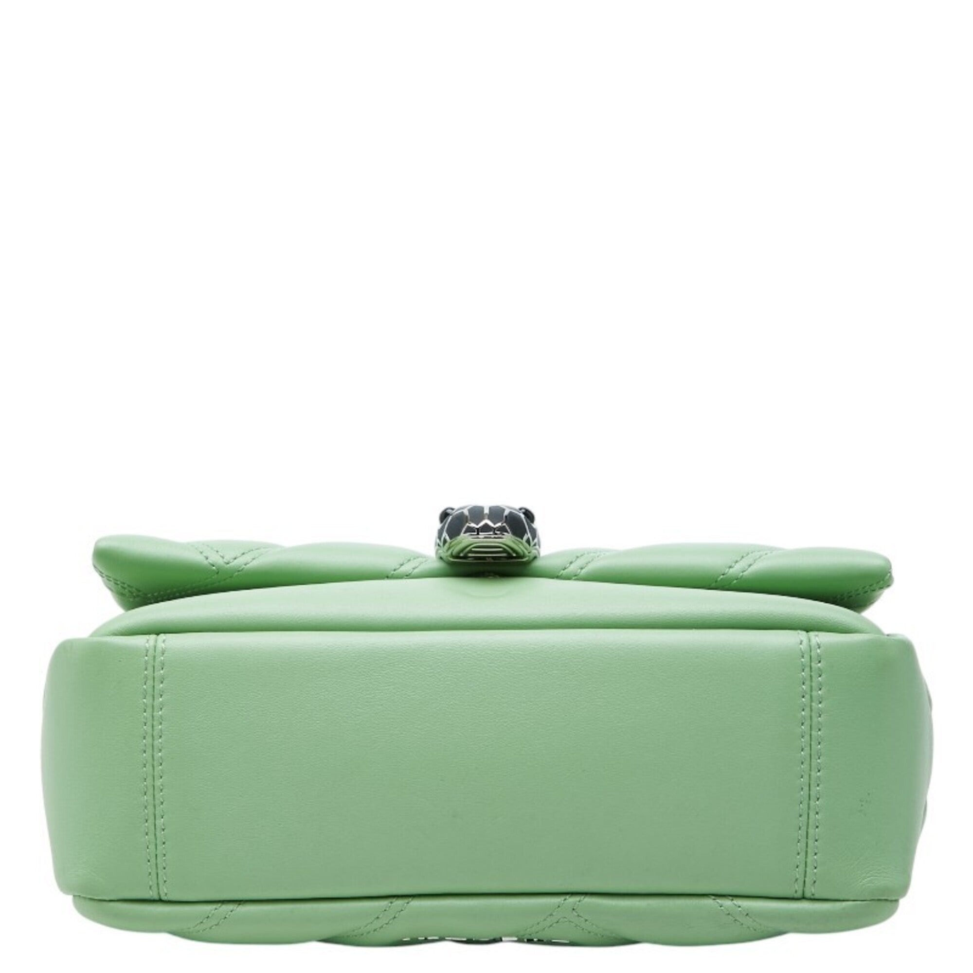 Bvlgari Green Leather Shoulder Bag (Pre-Owned)
