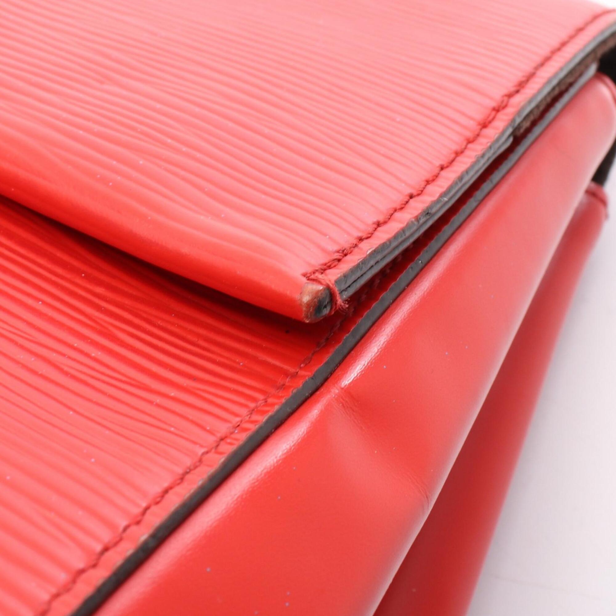 Louis Vuitton Red Color Leather Handbag (Pre-Owned)