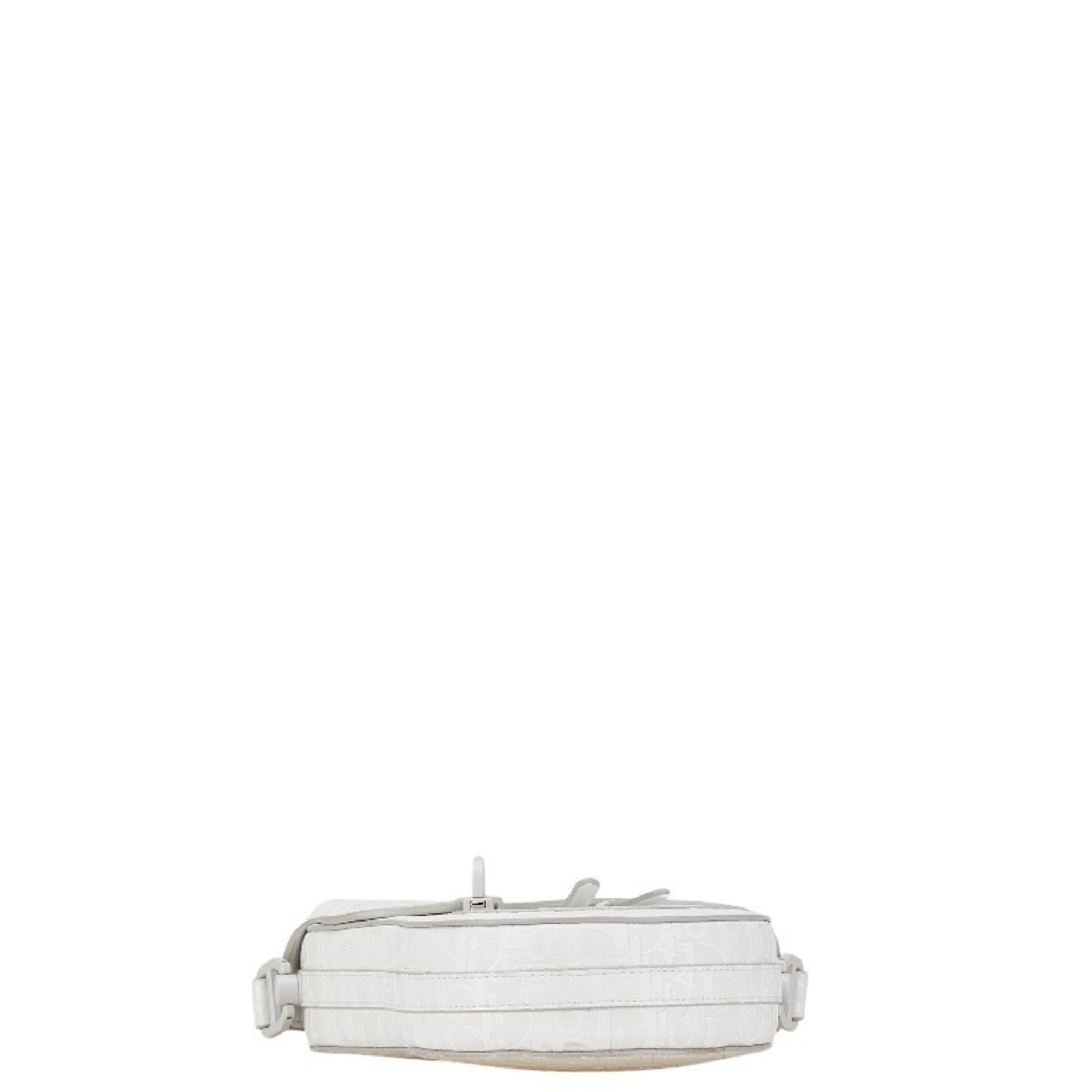 Christian Dior White Leather Shoulder Bag (Pre-Owned)