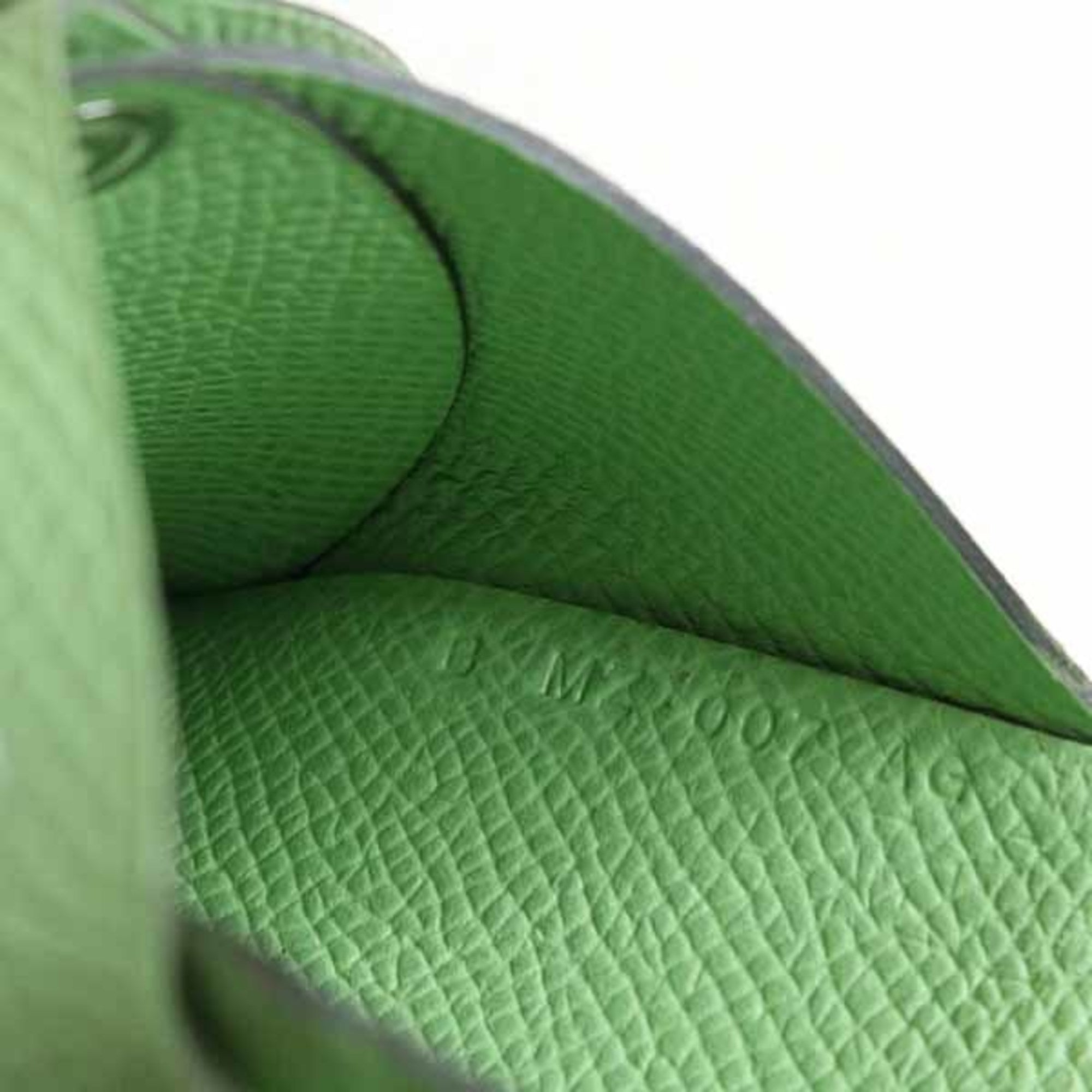 Hermes Bastia Green Epsom Leather Coin Purse/Coin Case (Pre-Owned)