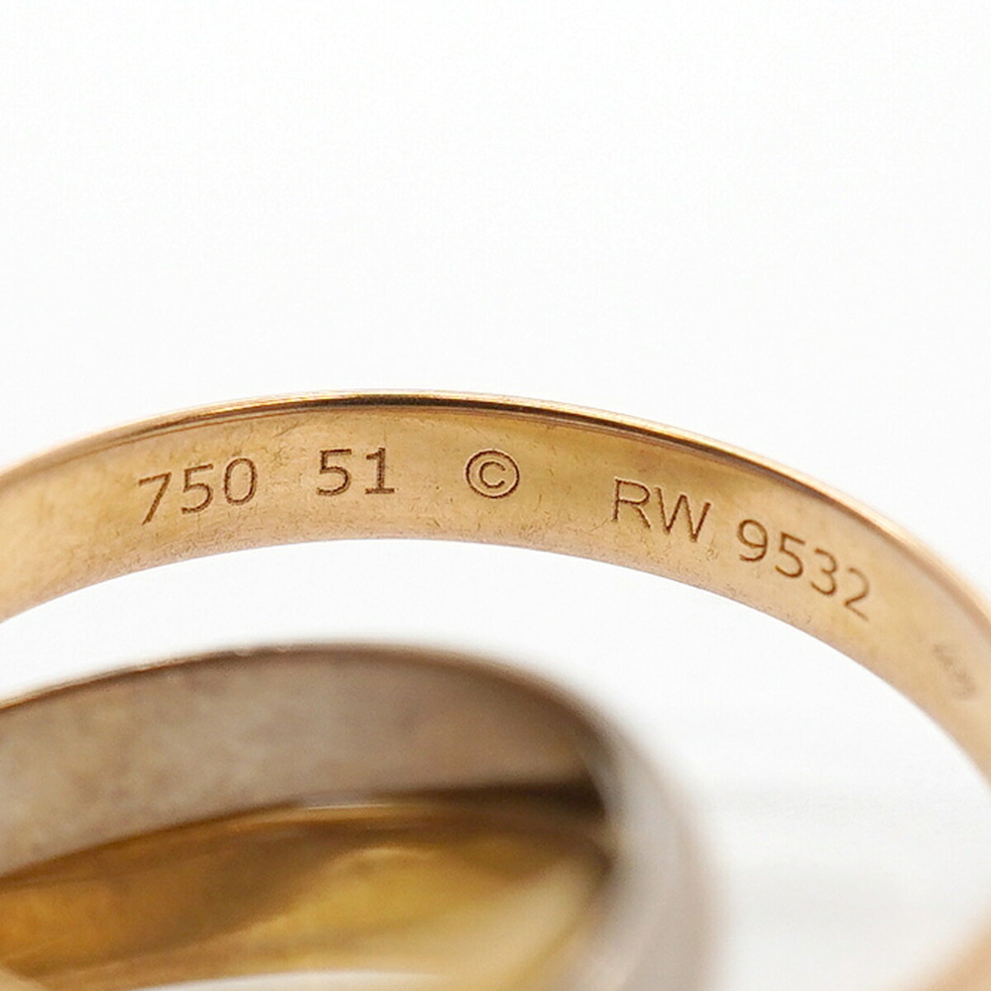 Cartier Yellow Gold (18K) Pink Gold (18K) White Gold (18K) Band Ring (Pre-Owned)