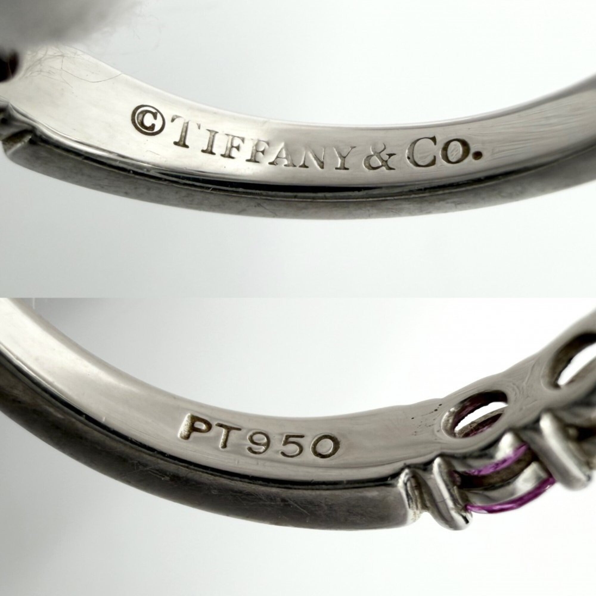 Tiffany Platinum 950 Band Ring (Pre-Owned)