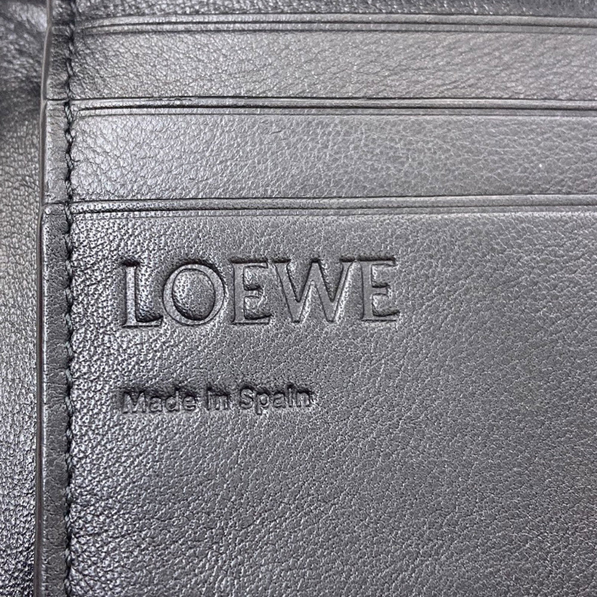 Loewe Black Leather Wallet (Bi-Fold) (Pre-Owned)