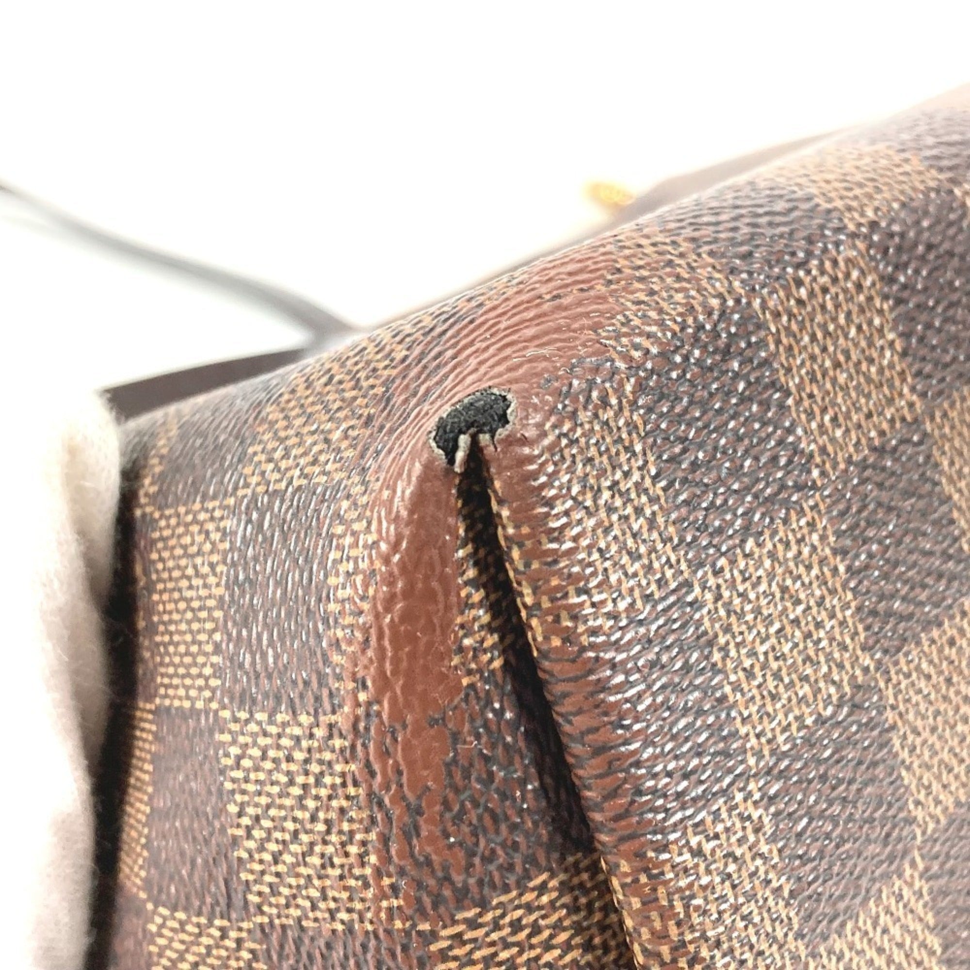 Louis Vuitton Damier Brown Ebene Damier Canvas Shoulder Bag Tote Bag (Pre-Owned)