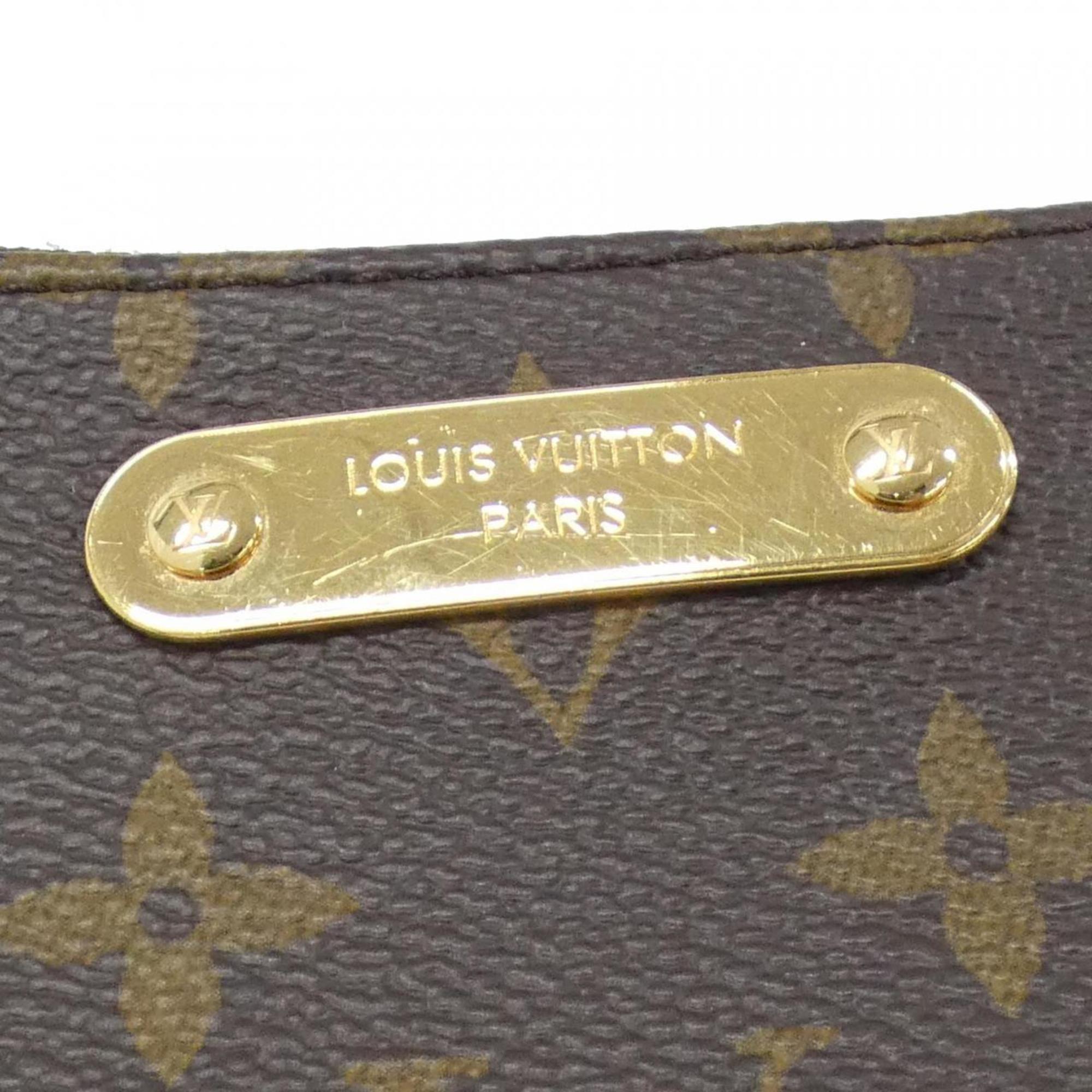Louis Vuitton Brown Coated Canvas Pochette Shoulder Bag (Pre-Owned)