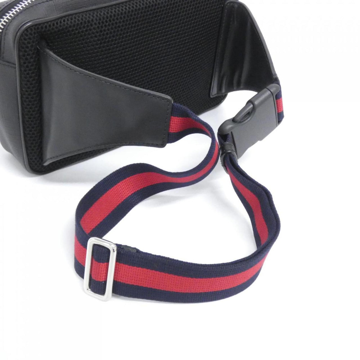 Gucci Black Gray Gg Supreme Canvas Fanny Pack (Pre-Owned)