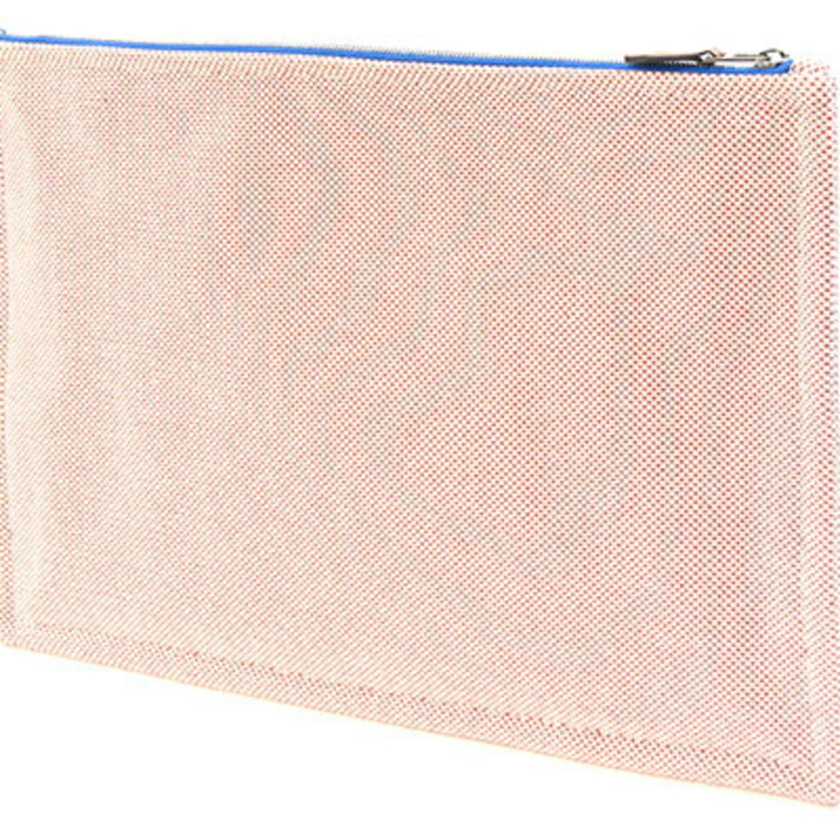 Hermes Multi-Color Orange Cotton Clutch Bag Pouch (Pre-Owned)