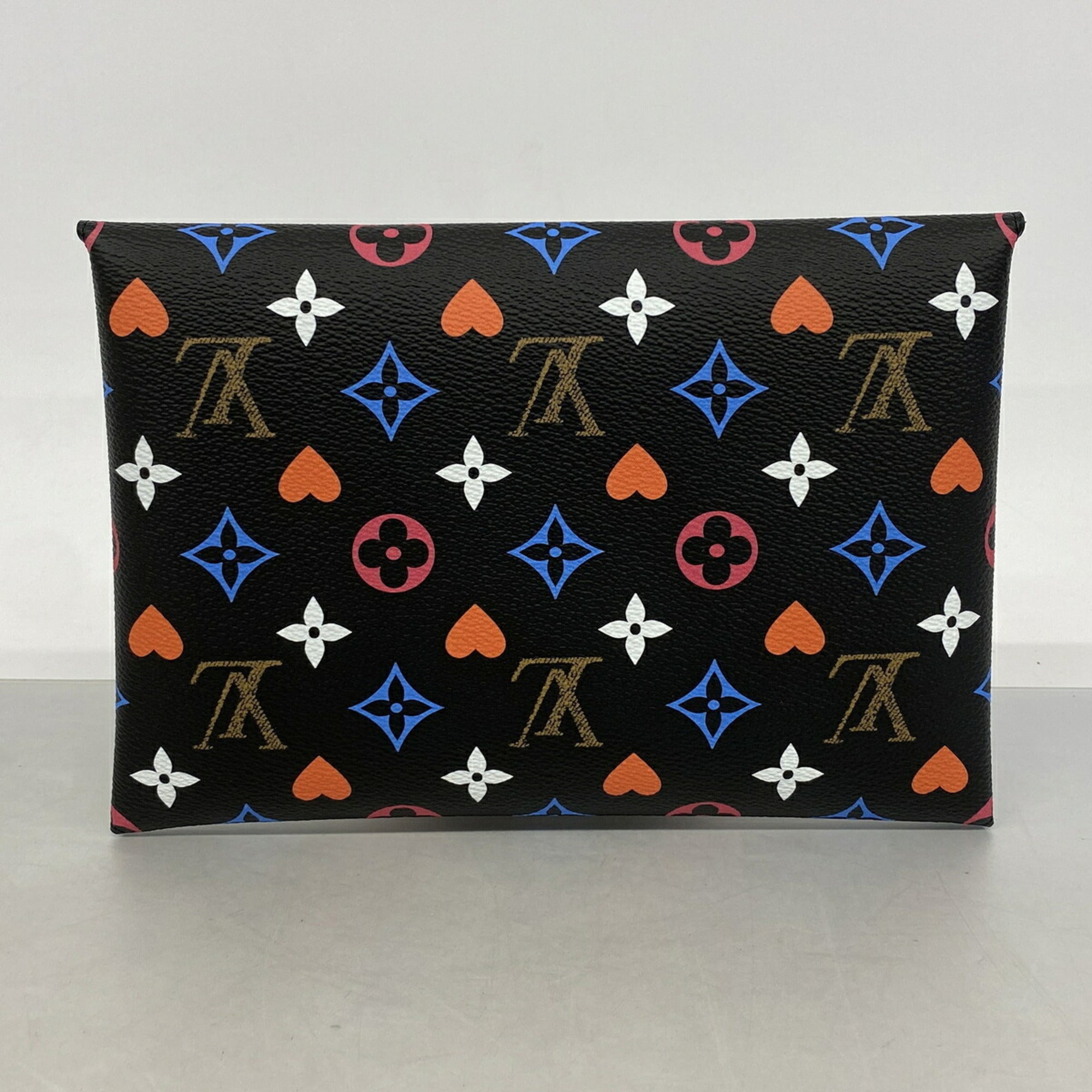 Louis Vuitton Black White Pouch (Pre-Owned)