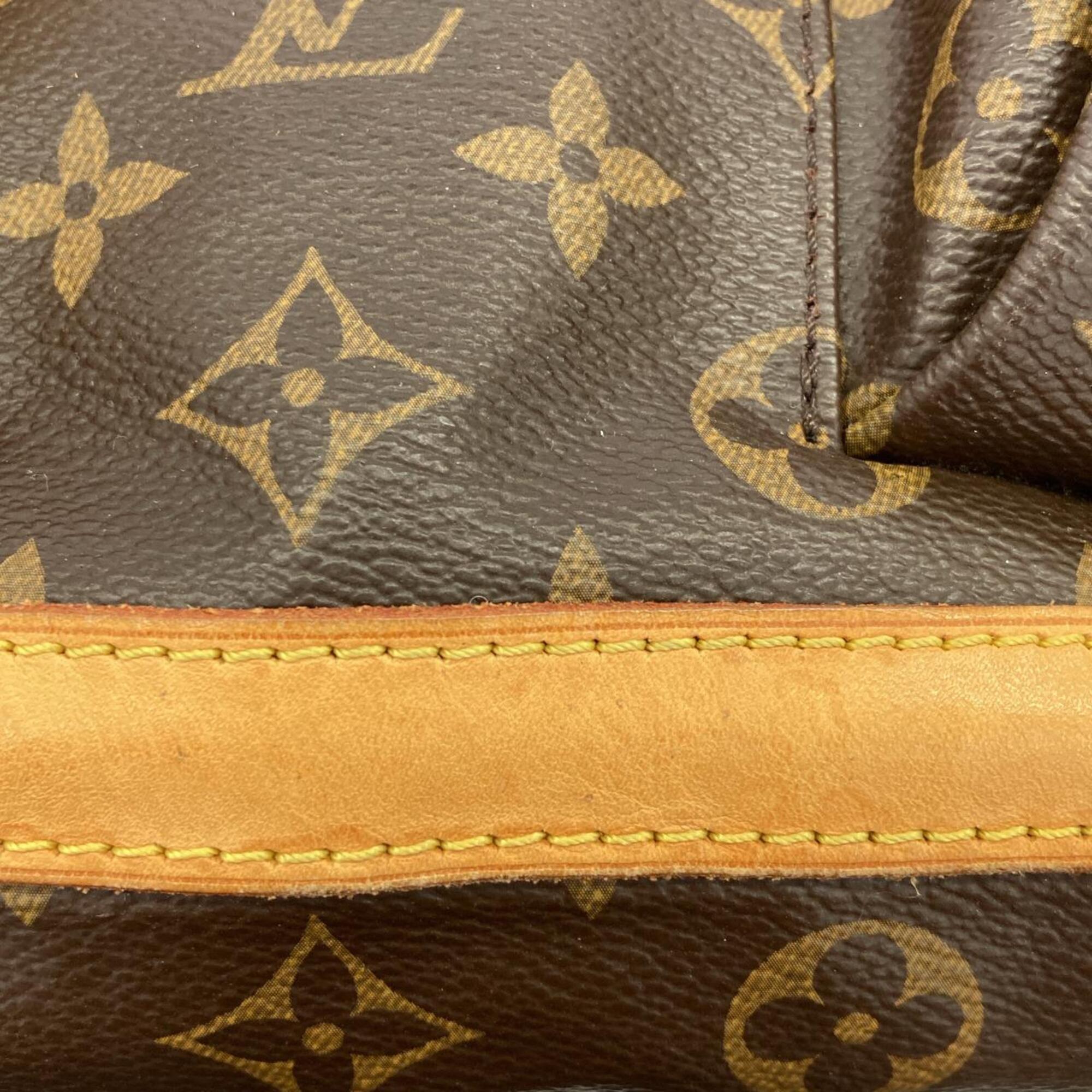 Louis Vuitton Marron Coated Canvas Backpack (Pre-Owned)
