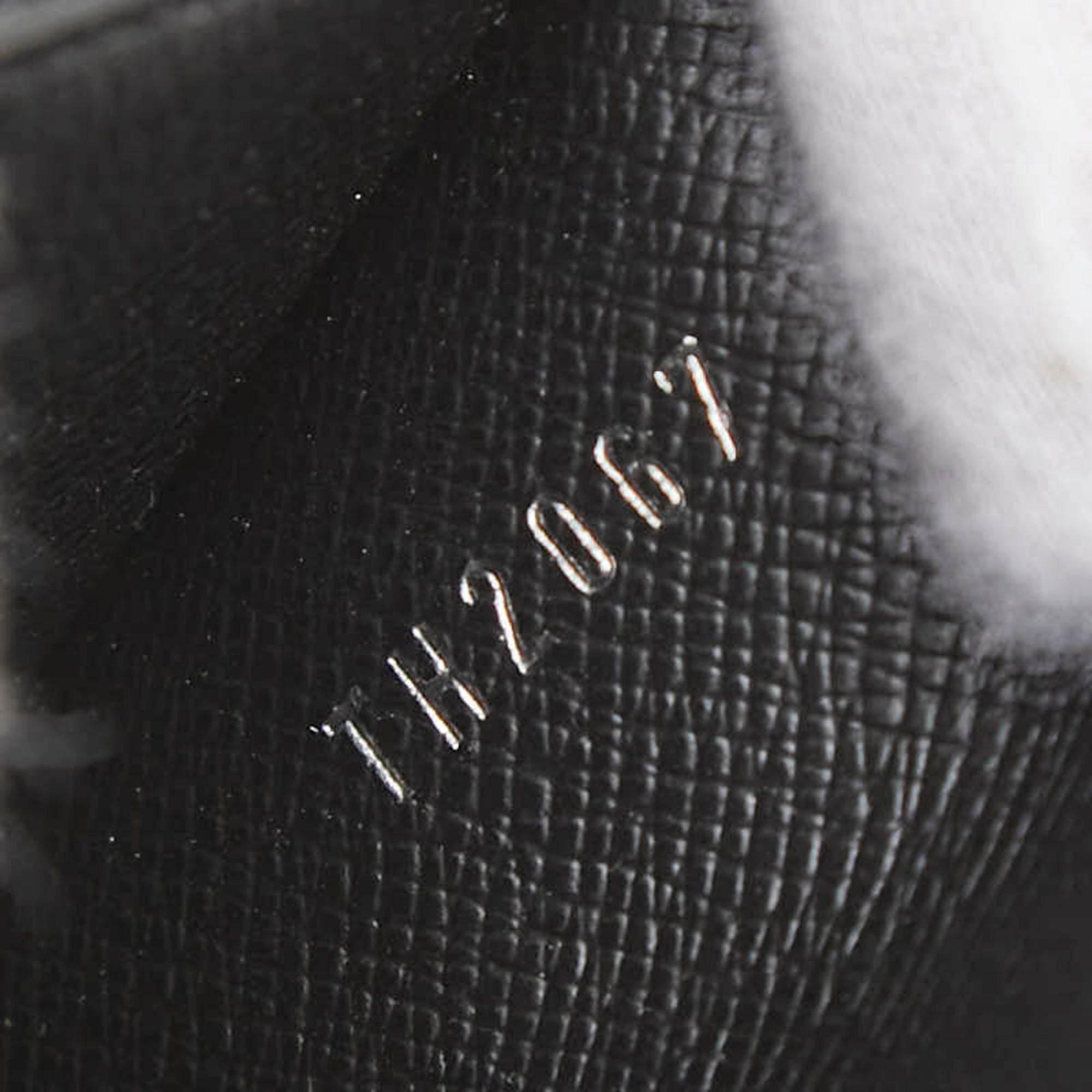 Louis Vuitton Ardoise Black Pvc Leather Long Wallet (Bi-Fold) (Pre-Owned)