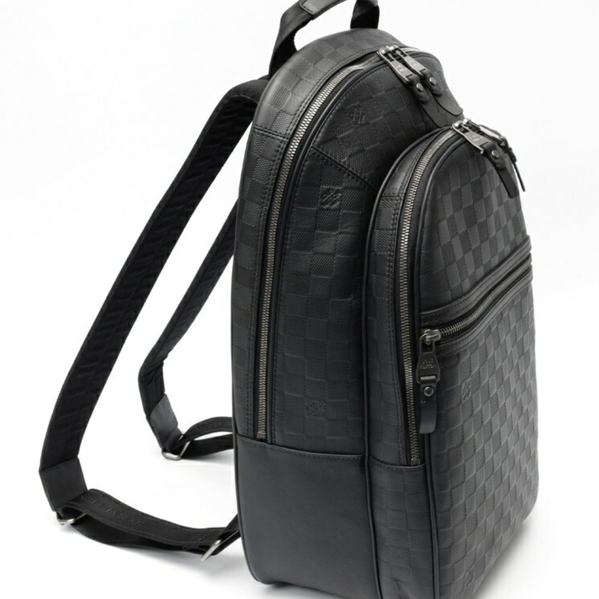 Louis Vuitton Black Damier Infini Leather Backpack (Pre-Owned)
