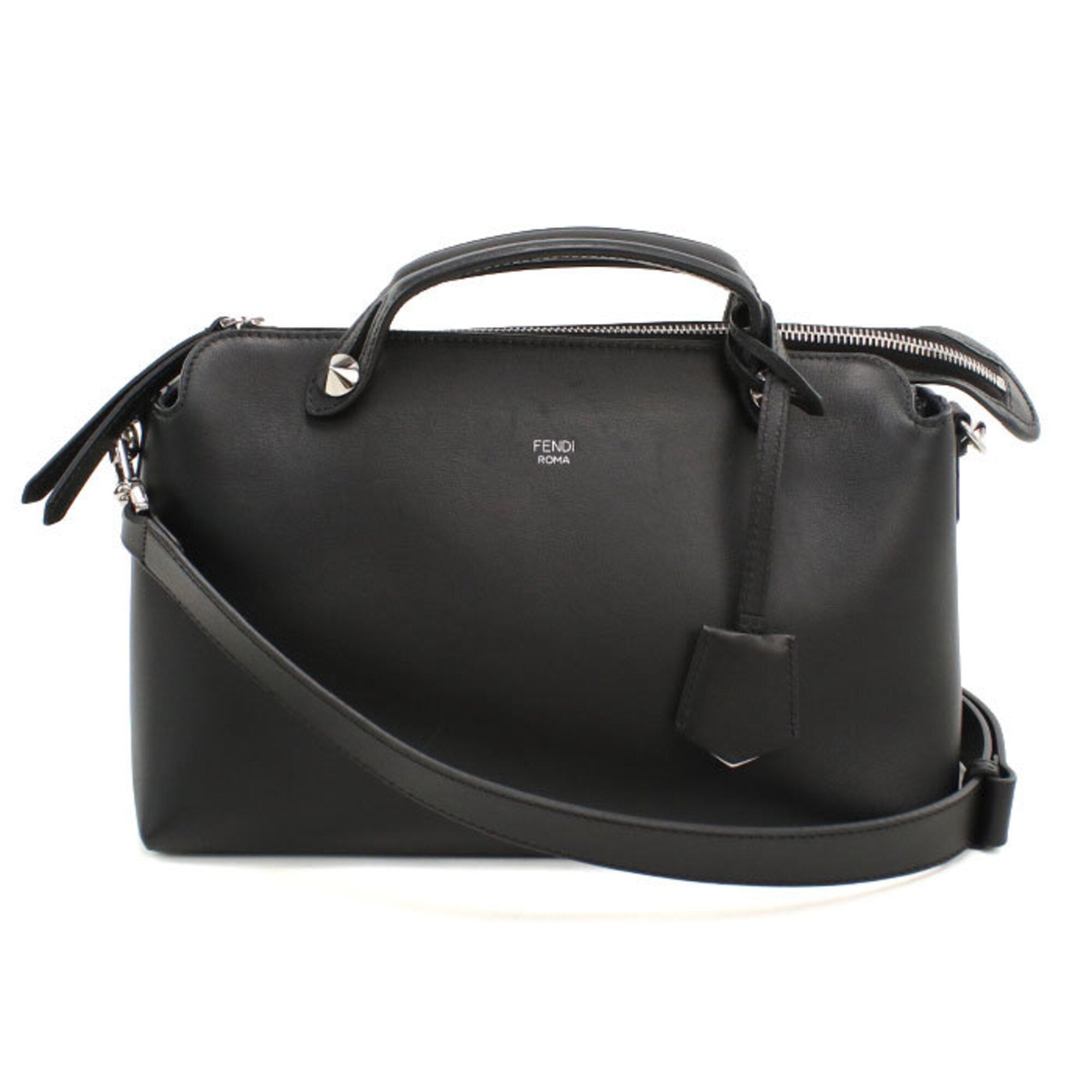 Fendi Black Leather Handbag (Pre-Owned)