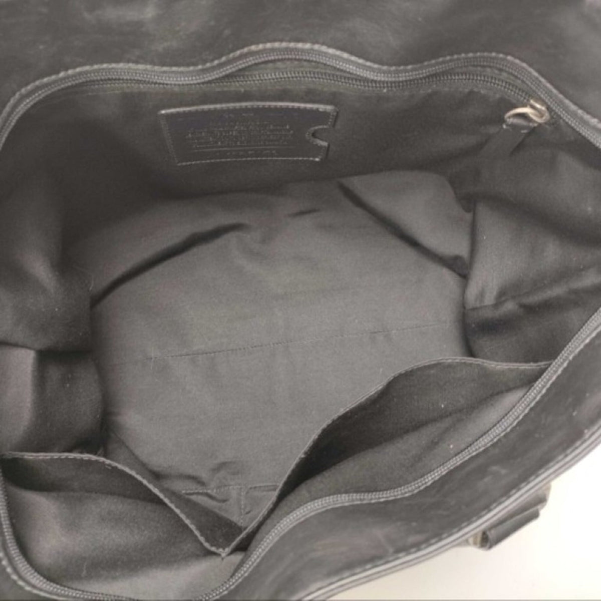 Coach Black Leather Handbag Shoulder Bag Tote Bag (Pre-Owned)