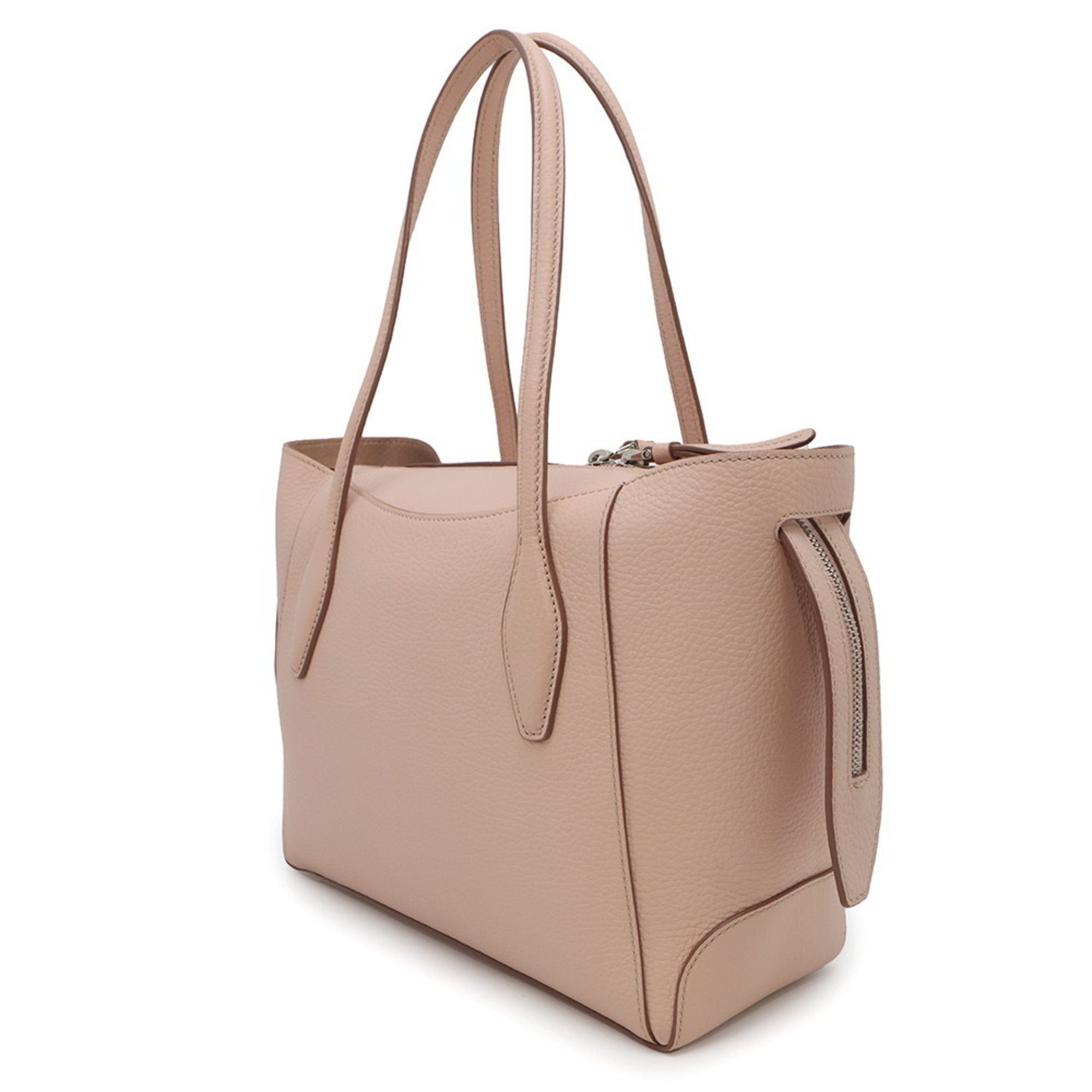 Tod's Light Pink Leather Tote Bag (Pre-Owned)