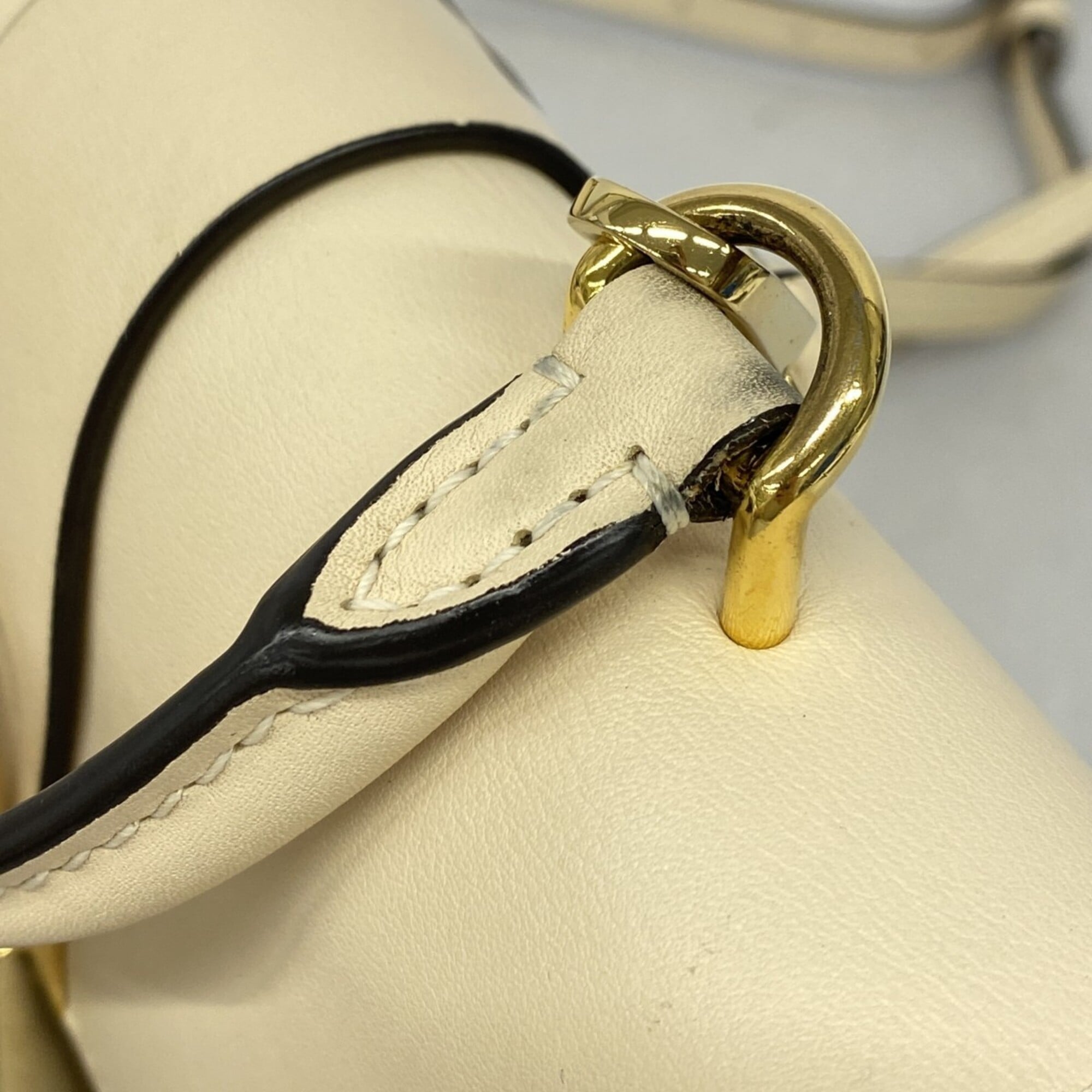 Louis Vuitton Brown Cream Handbag (Pre-Owned)