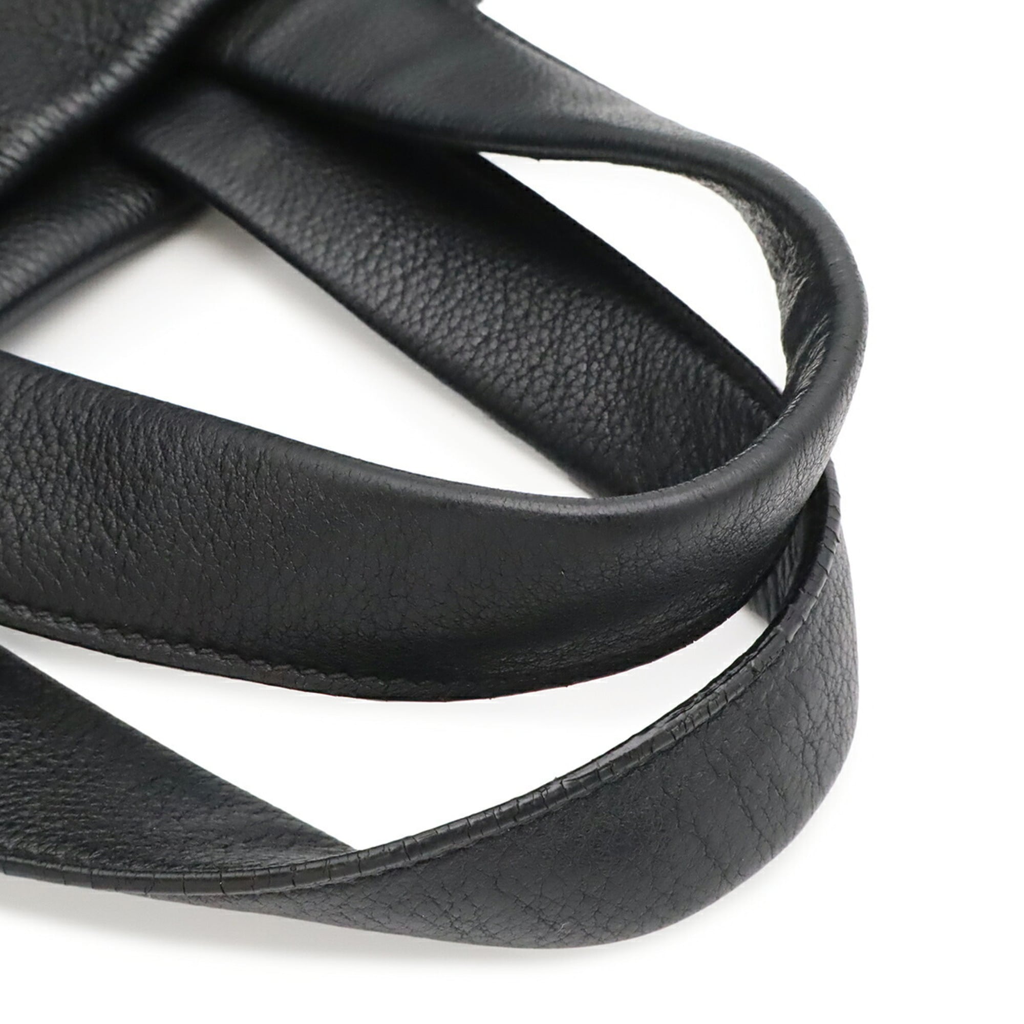 Prada Black Nero Leather Handbag Tote Bag (Pre-Owned)