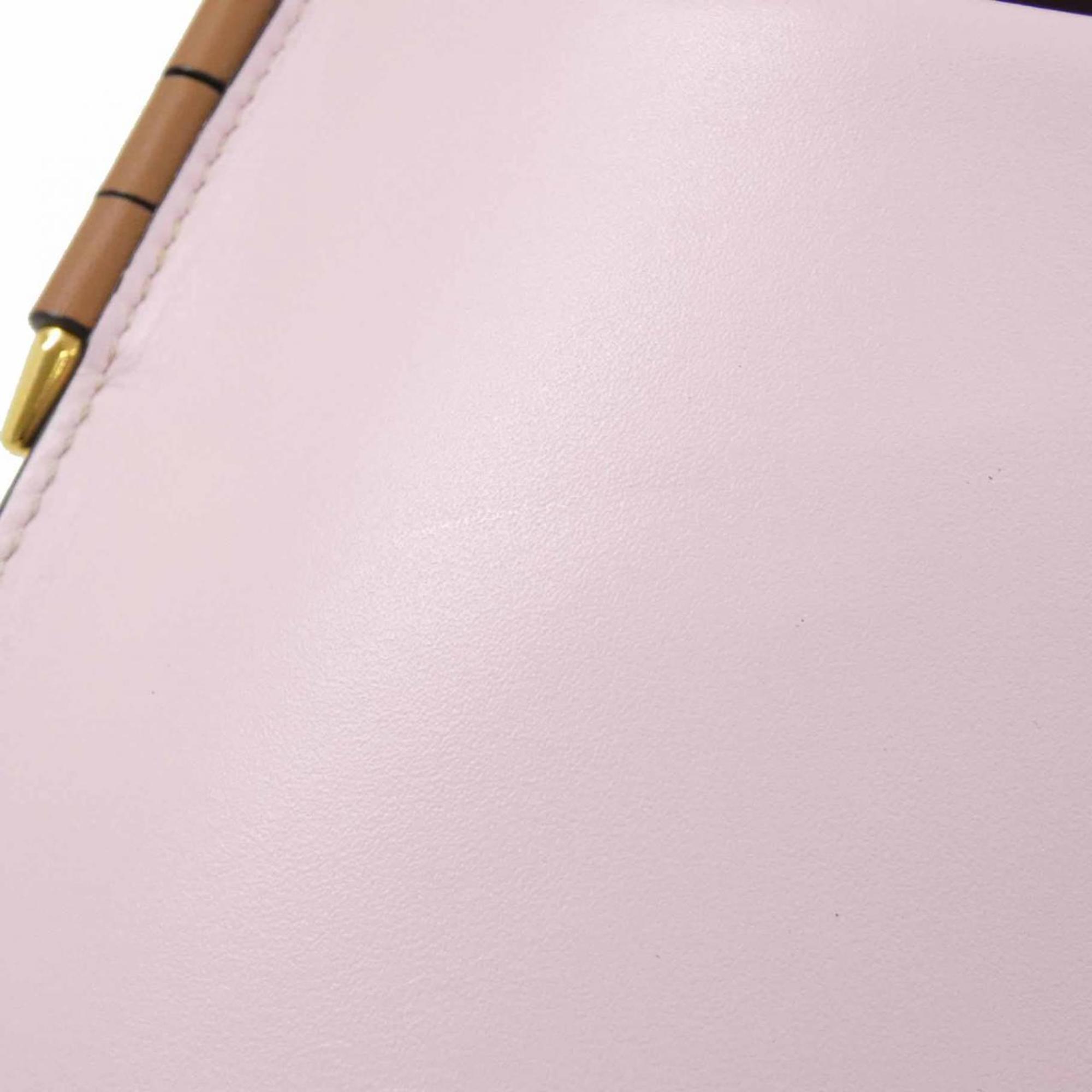 Loewe Pink Leather Shoulder Bag (Pre-Owned)
