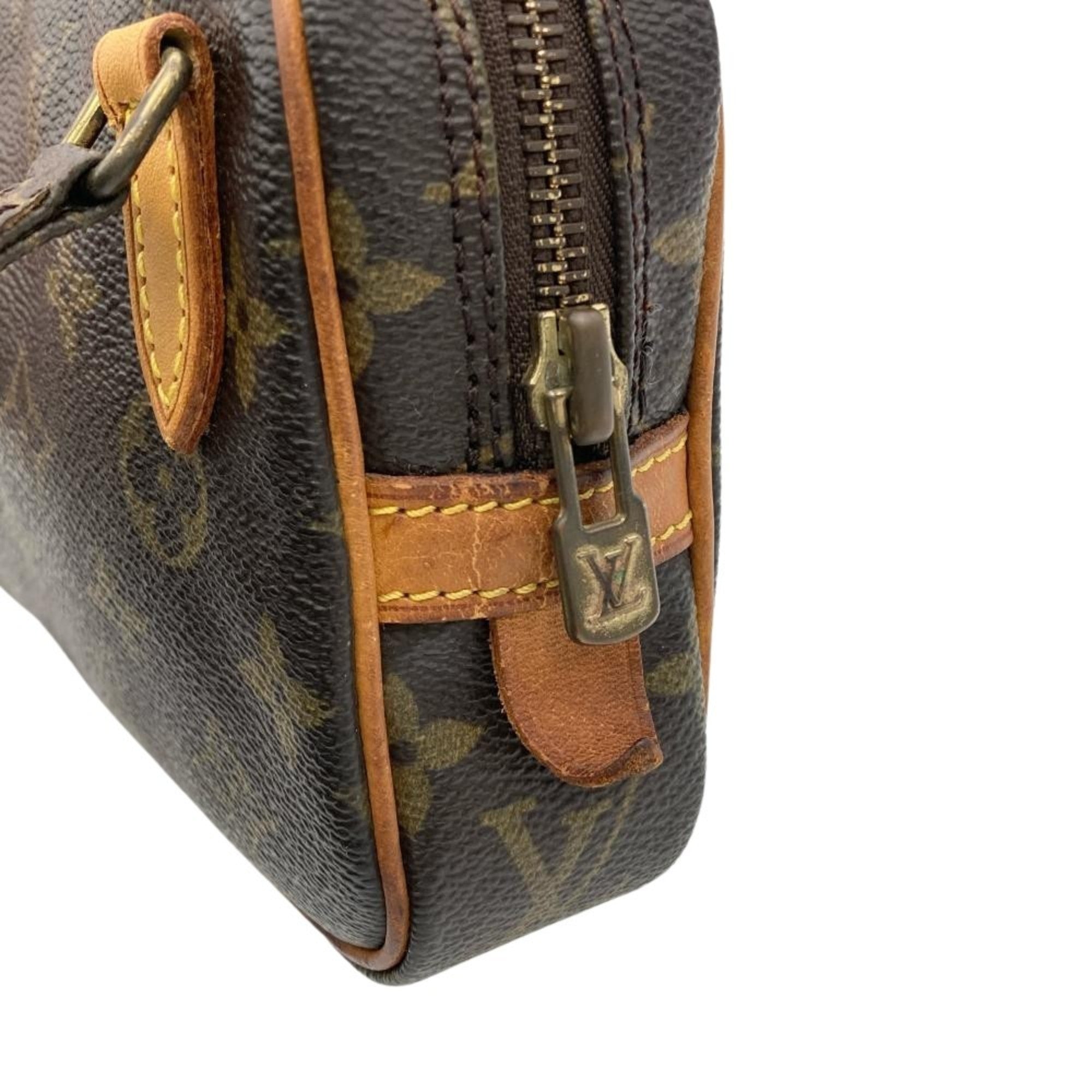 Louis Vuitton Brown Monogram Canvas Pochette Shoulder Bag (Pre-Owned)