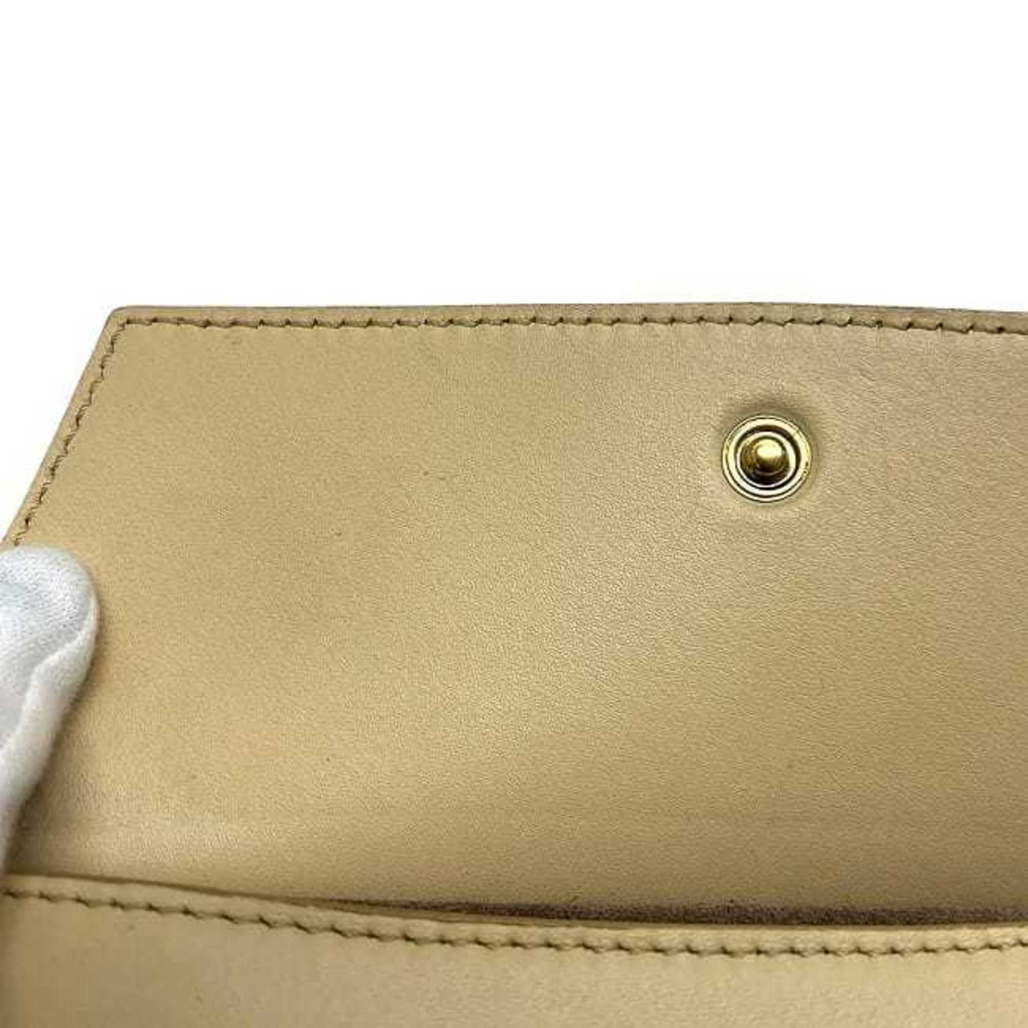 Celine Beige Leather Pouch (Pre-Owned)