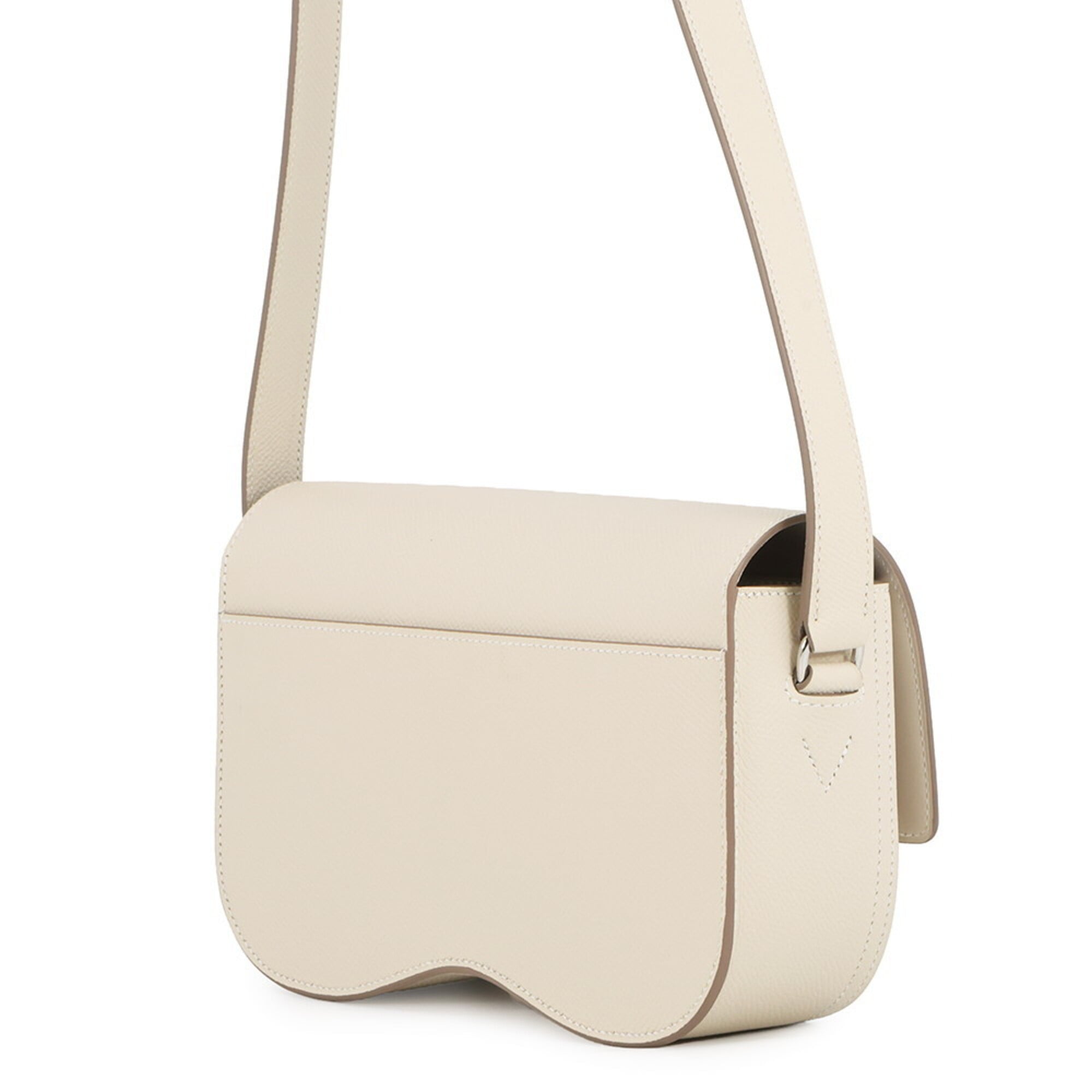 Hermes White Epsom Leather Handbag (Pre-Owned)