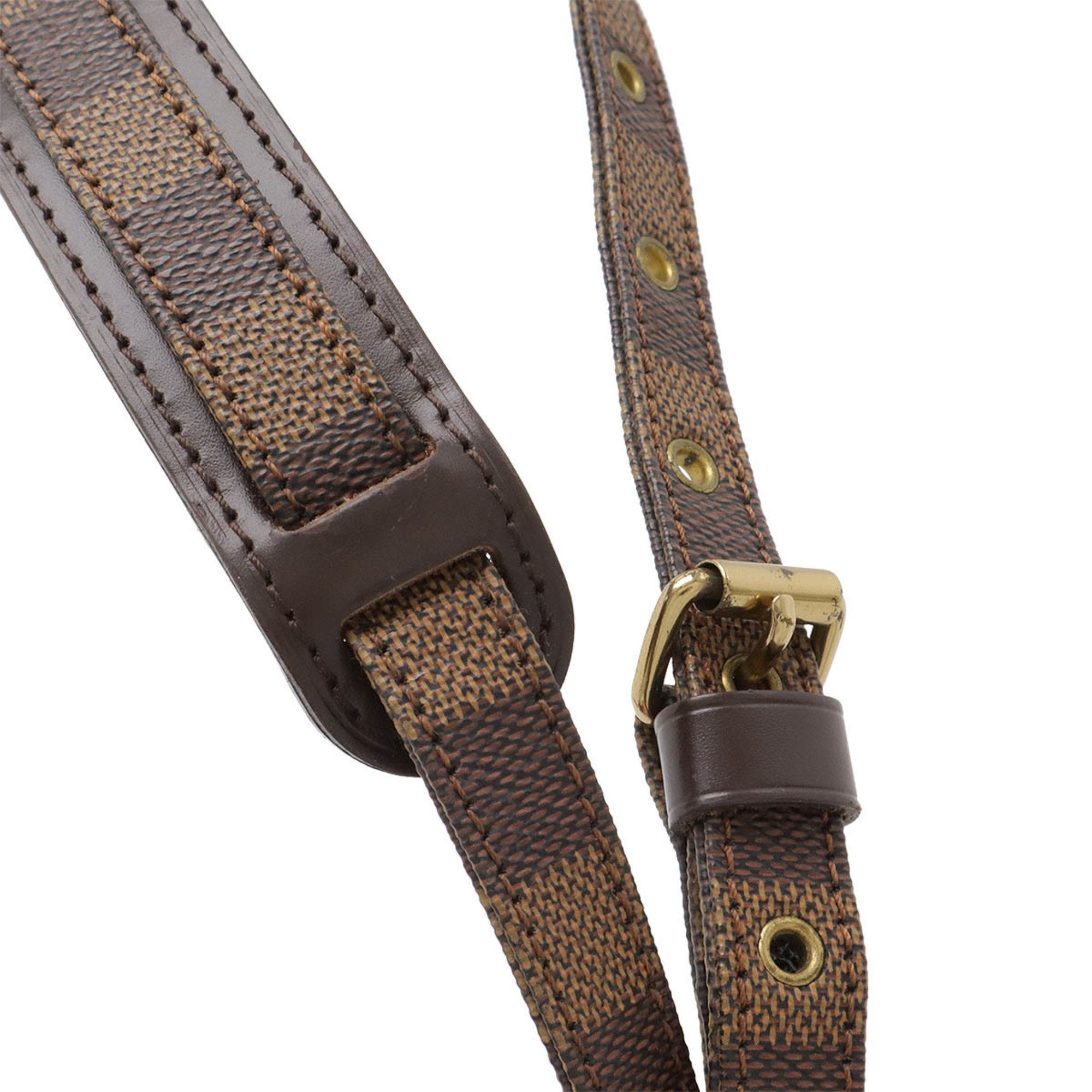 Louis Vuitton Brown Damier Canvas Pvc Shoulder Bag (Pre-Owned)