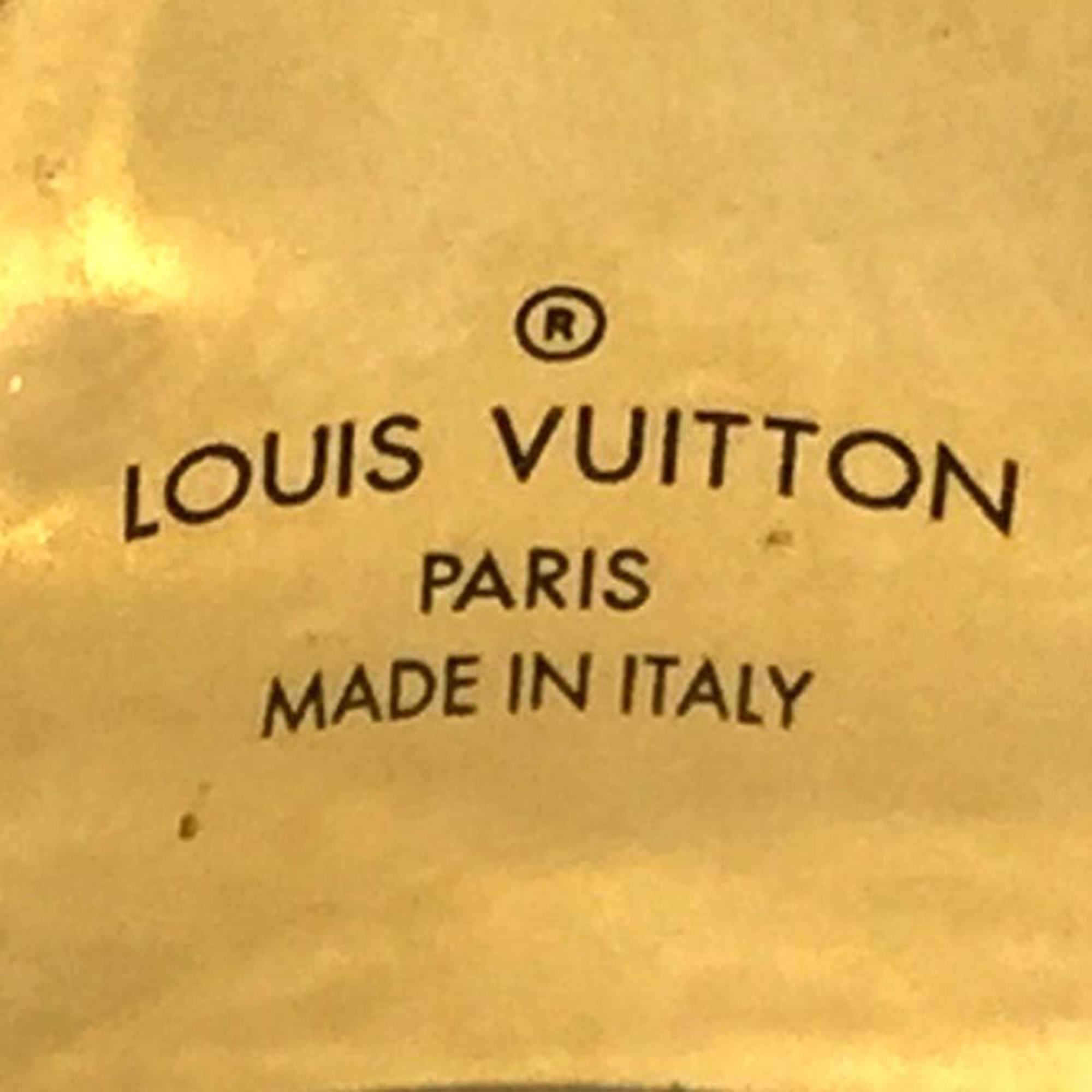 Louis Vuitton Gold Metal Band Ring (Pre-Owned)