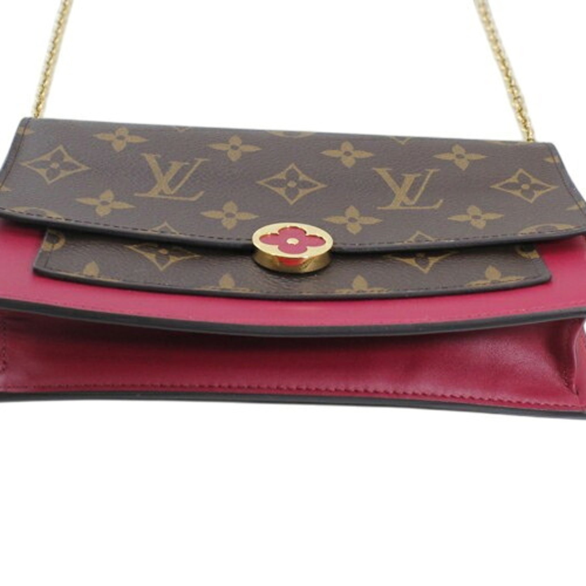 Louis Vuitton Fuchsia Monogram Monogram Leather Canvas Shoulder Bag (Pre-Owned)