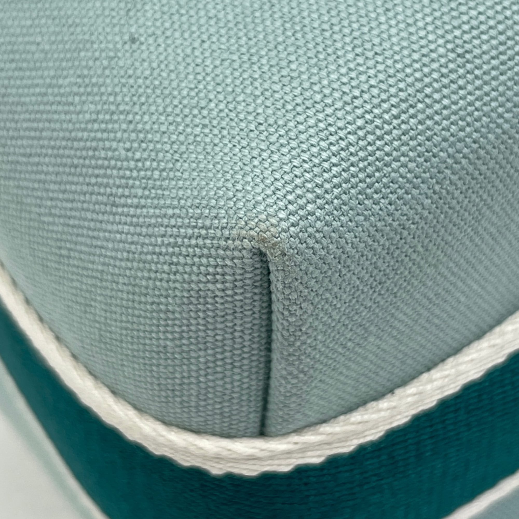 Hermes Light Blue Cotton Handbag Pouch (Pre-Owned)